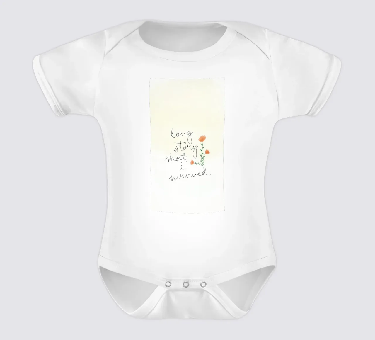 Per farla breve body neonato maniche corte da bonglantrungmuoi
