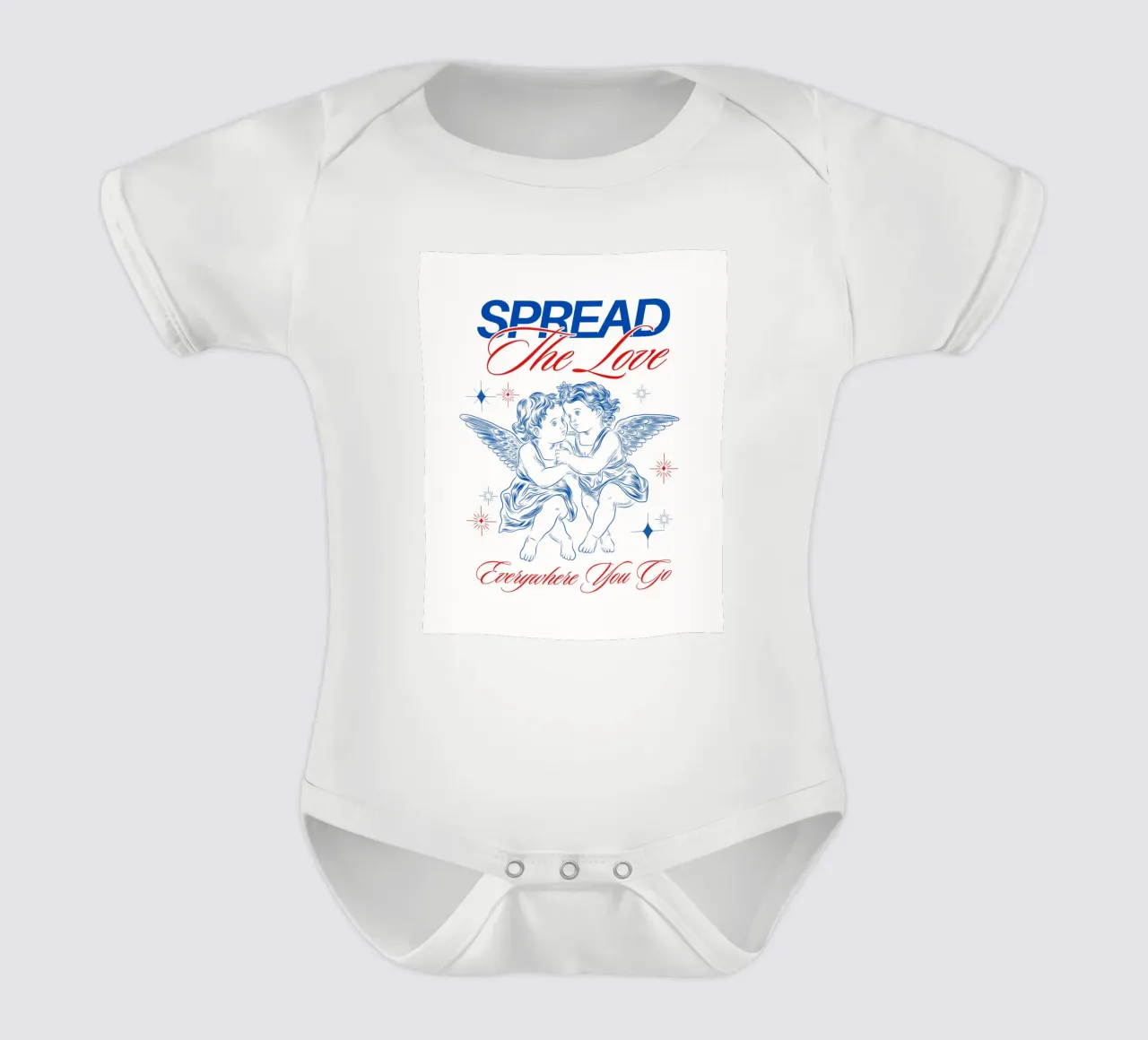 diffondere l'amore body neonato maniche corte da mazzihanq