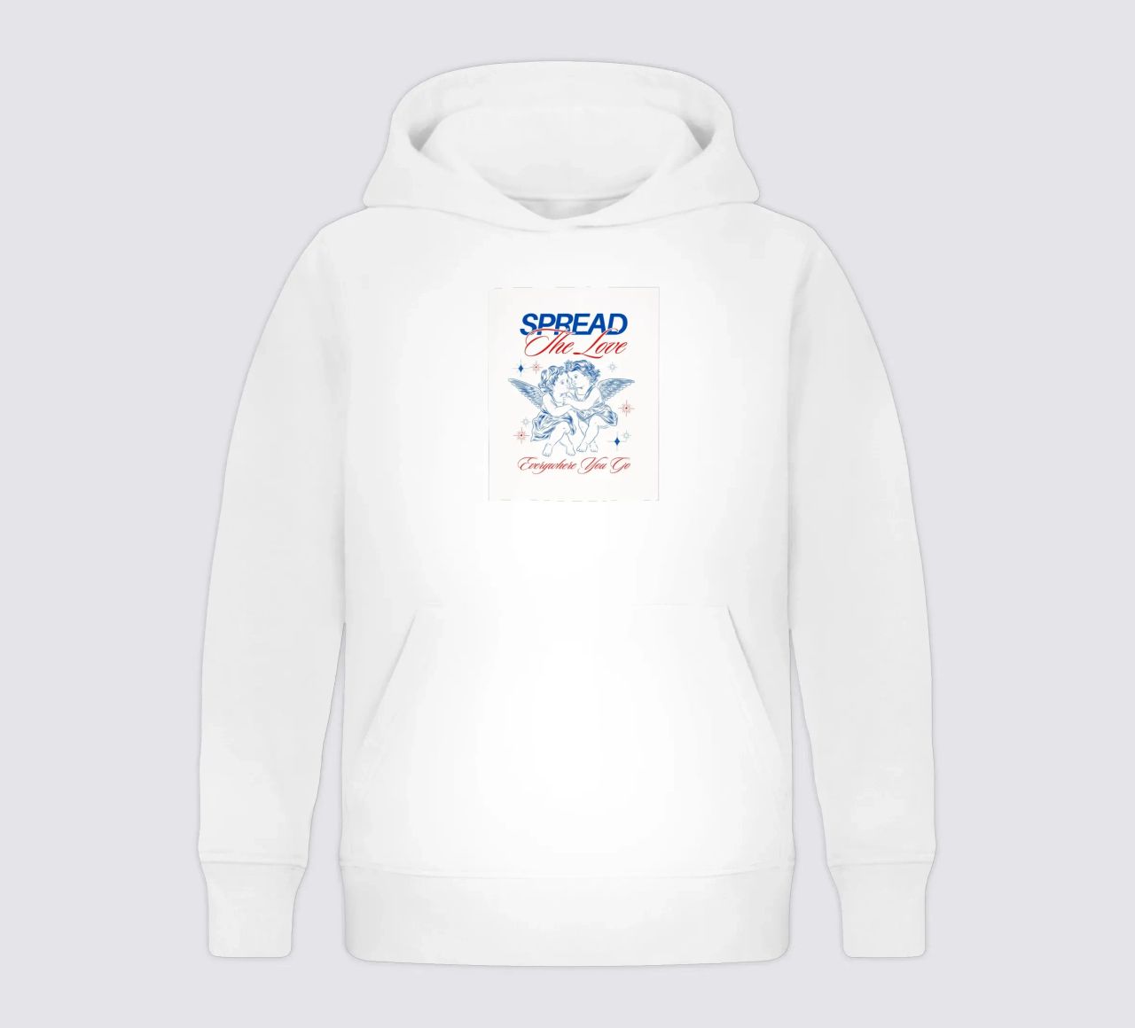 diffondere l'amore felpa bambino con cappuccio da mazzihanq