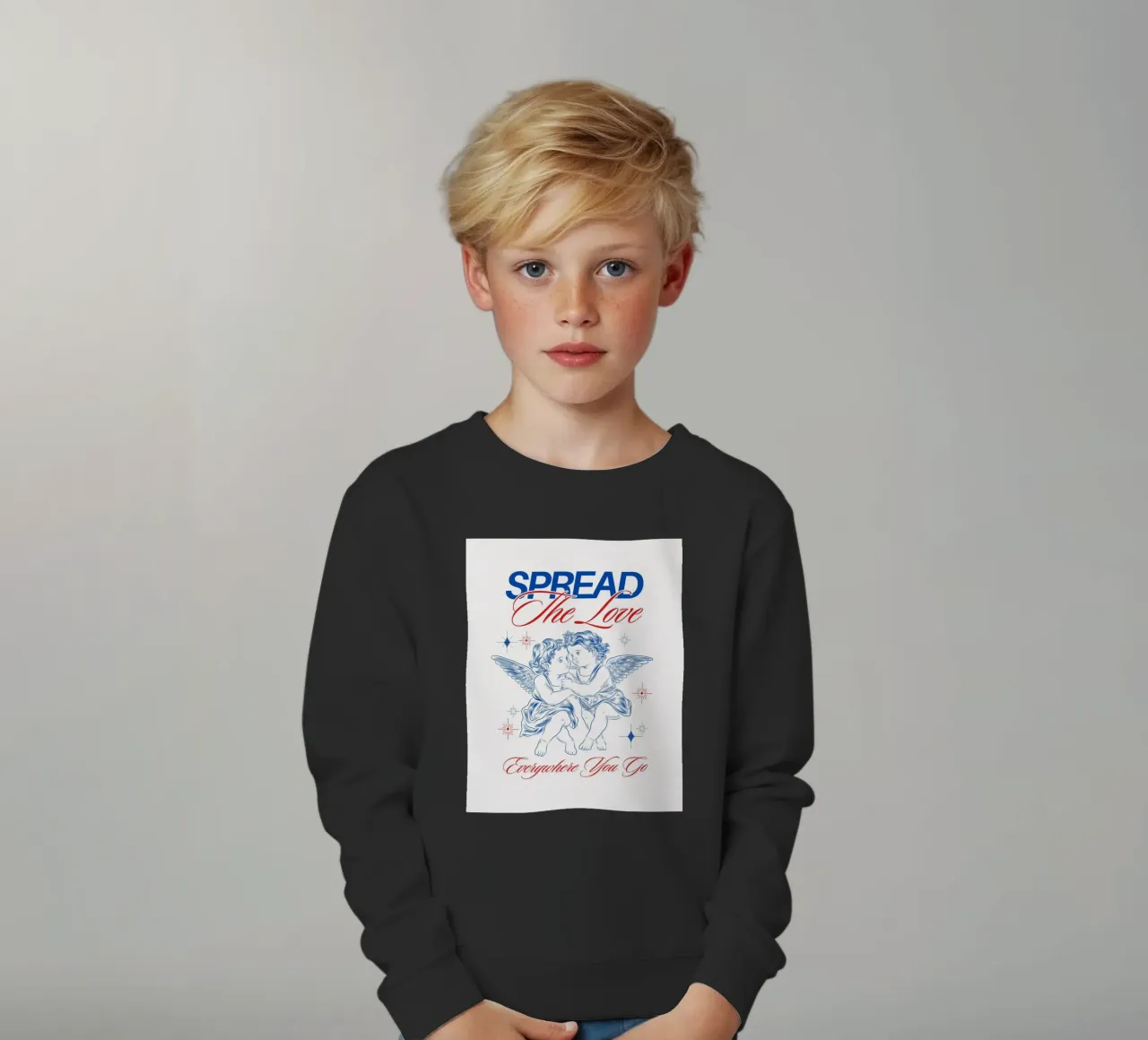 diffondere l'amore felpa bambino da mazzihanq