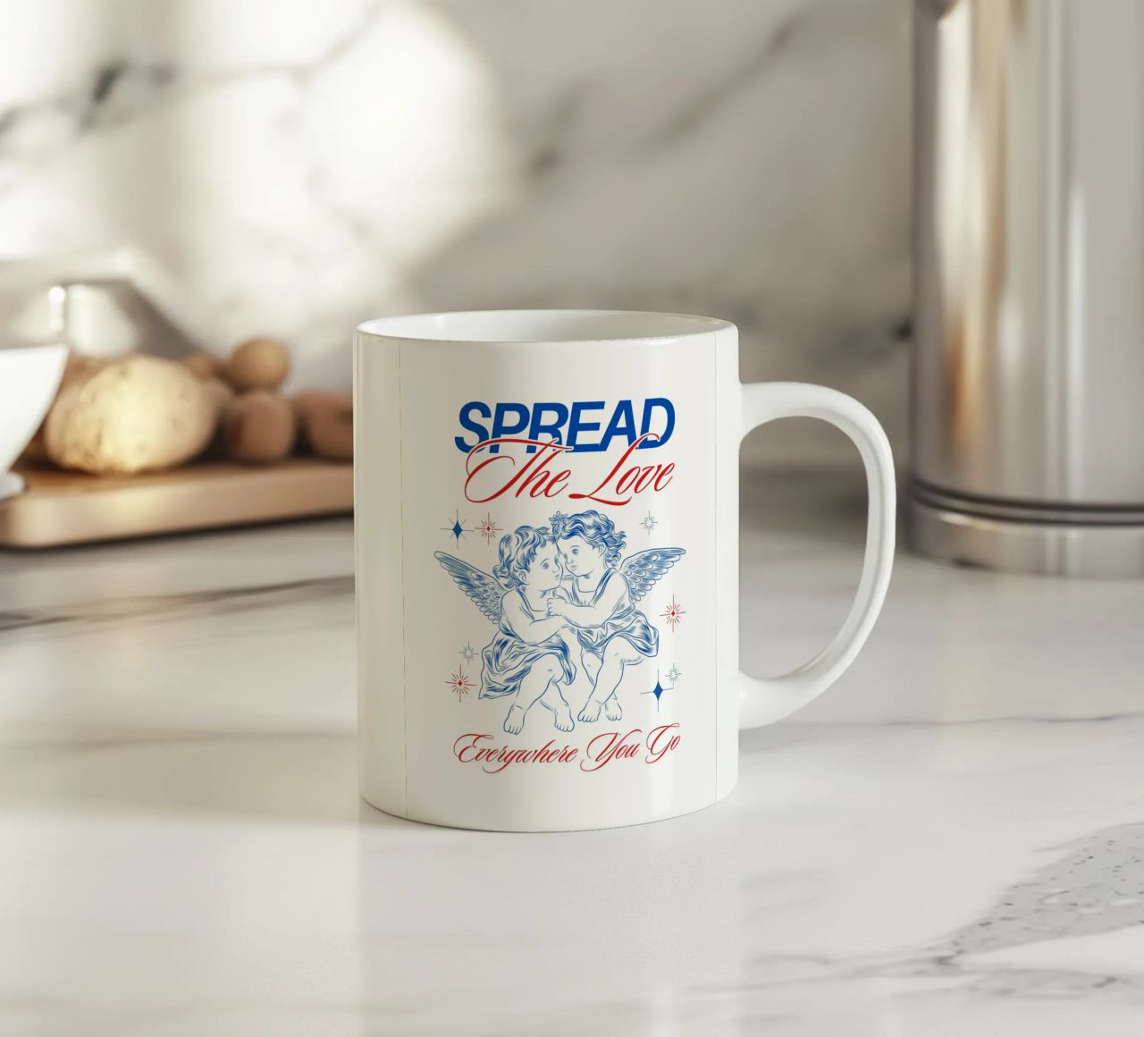 diffondere l'amore tazza in ceramica da mazzihanq