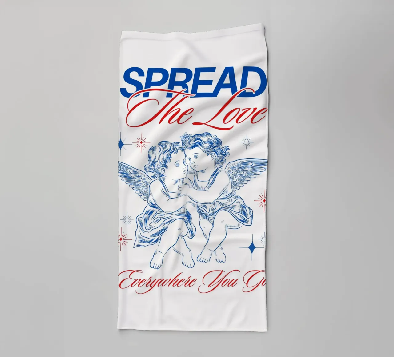 diffondere l'amore asciugamano da bagno da mazzihanq