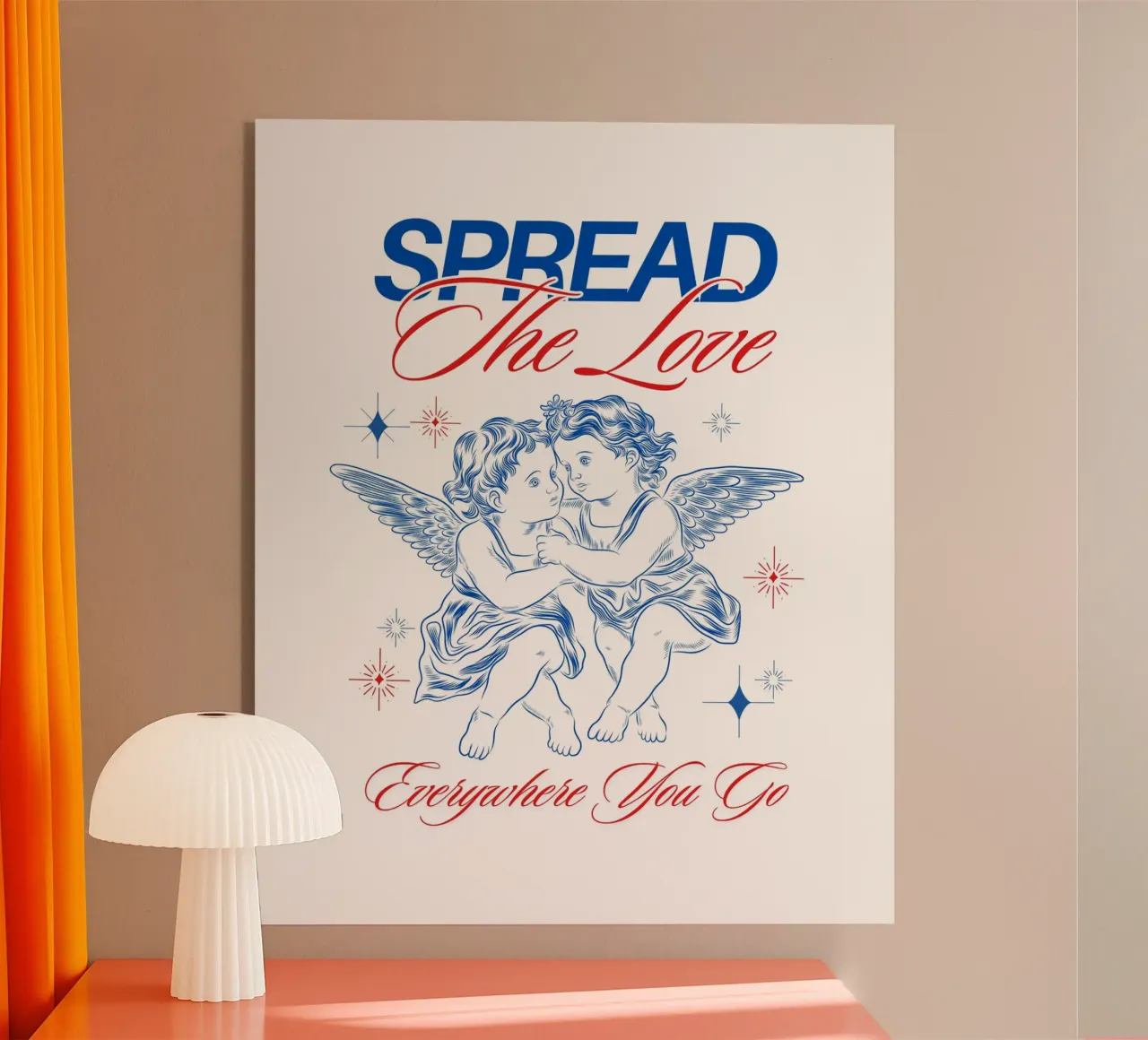 spread the love acrylic glass by mazzihanq