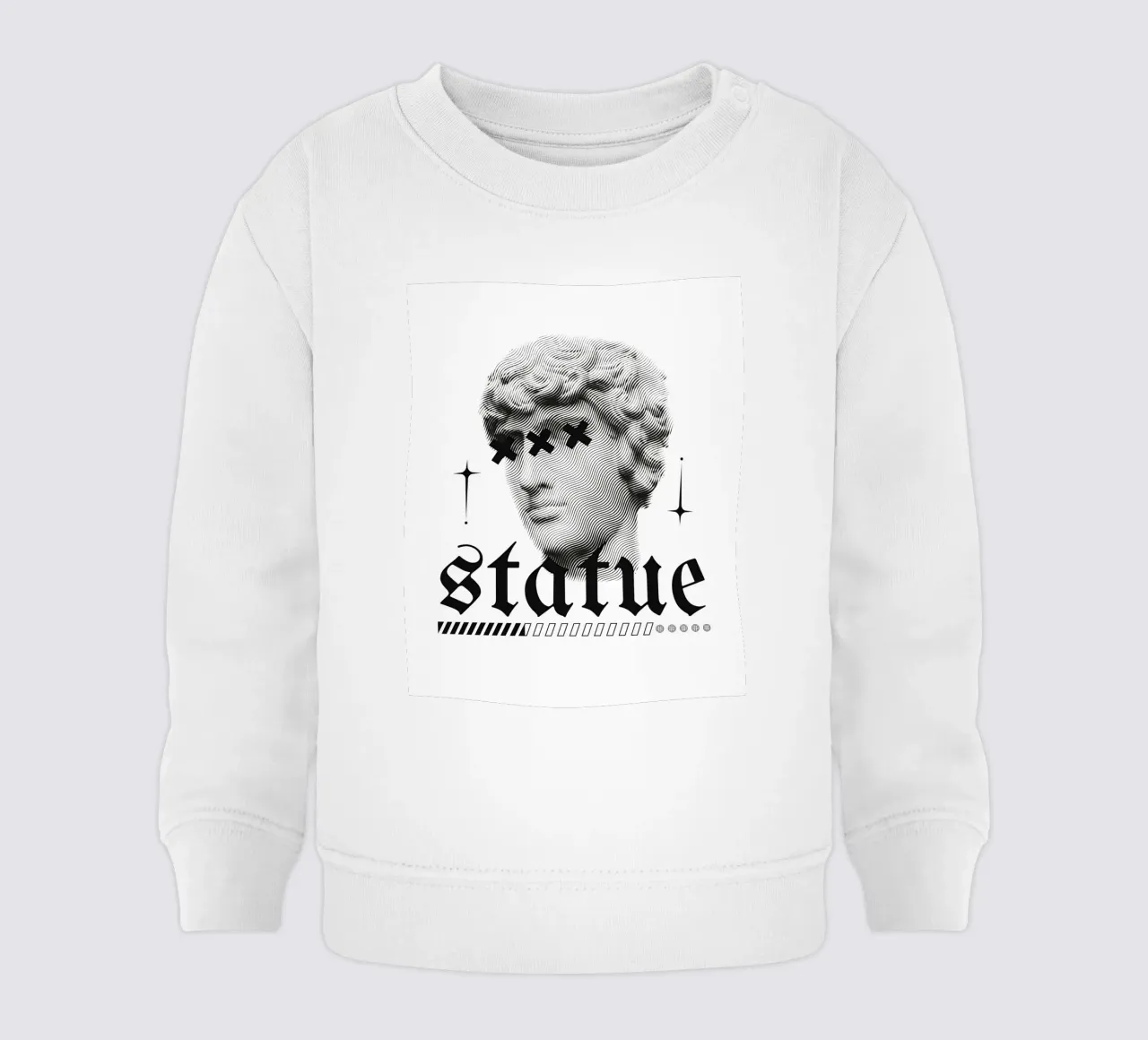 statua felpa neonato da mazzihanq