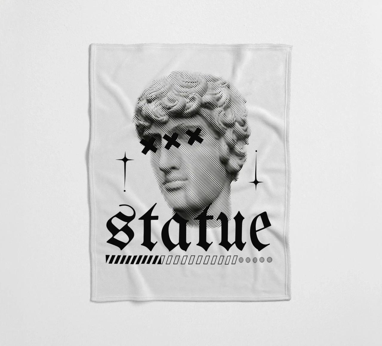 statua coperta in pile da mazzihanq