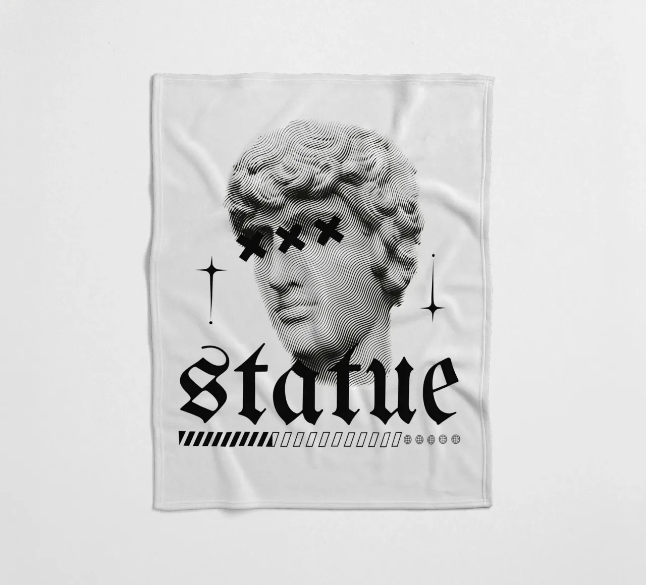 statua coperta in pile da mazzihanq