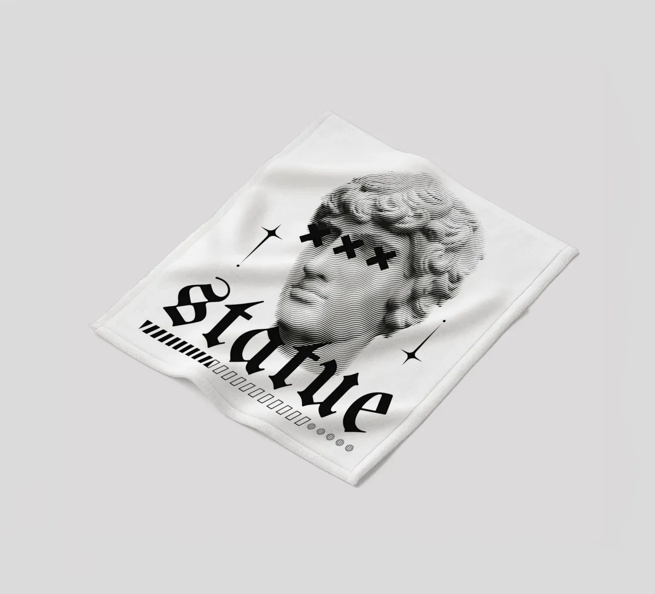 statua coperta in pile da mazzihanq