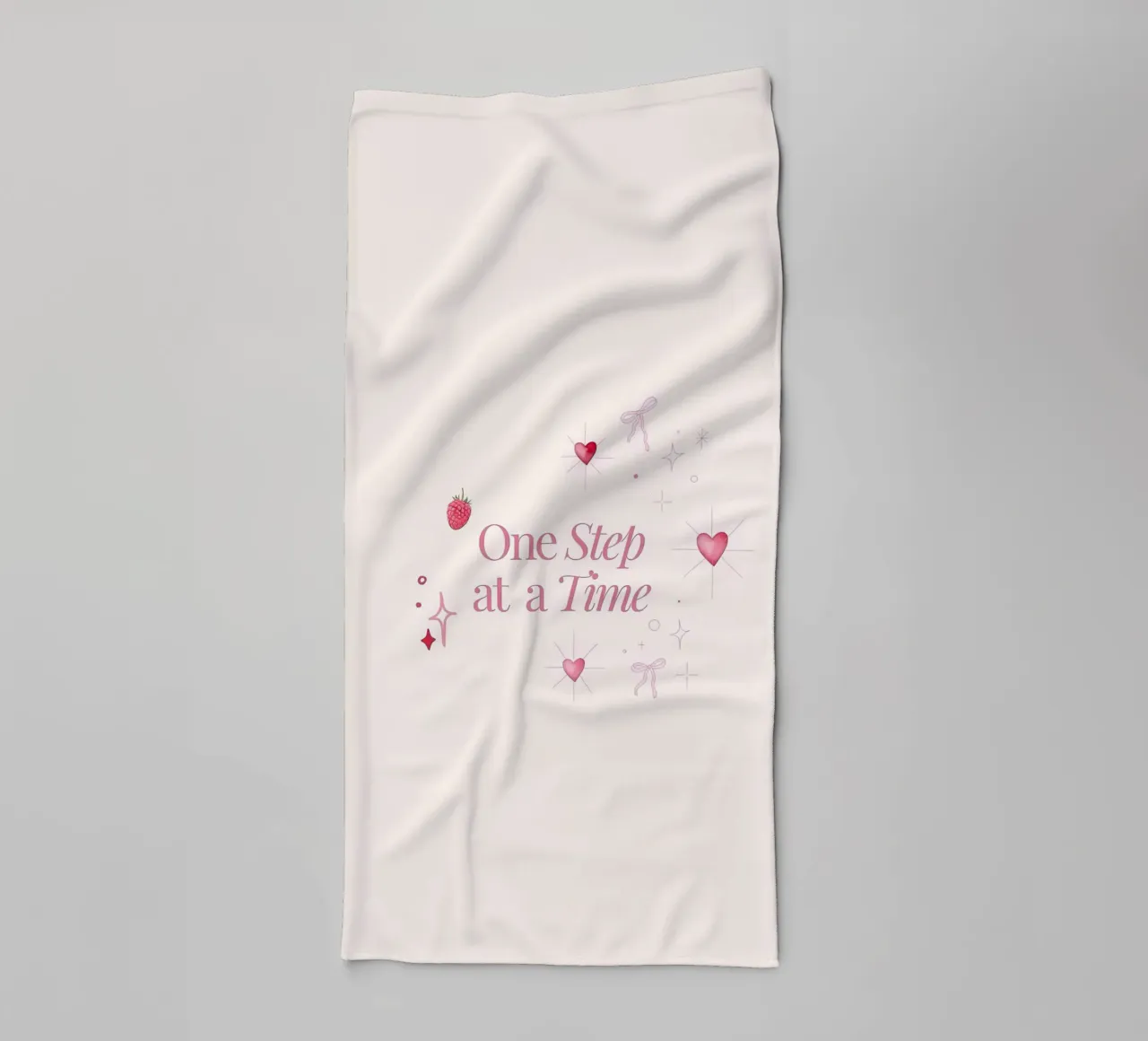 one step at a time towel by bonglantrungmuoi