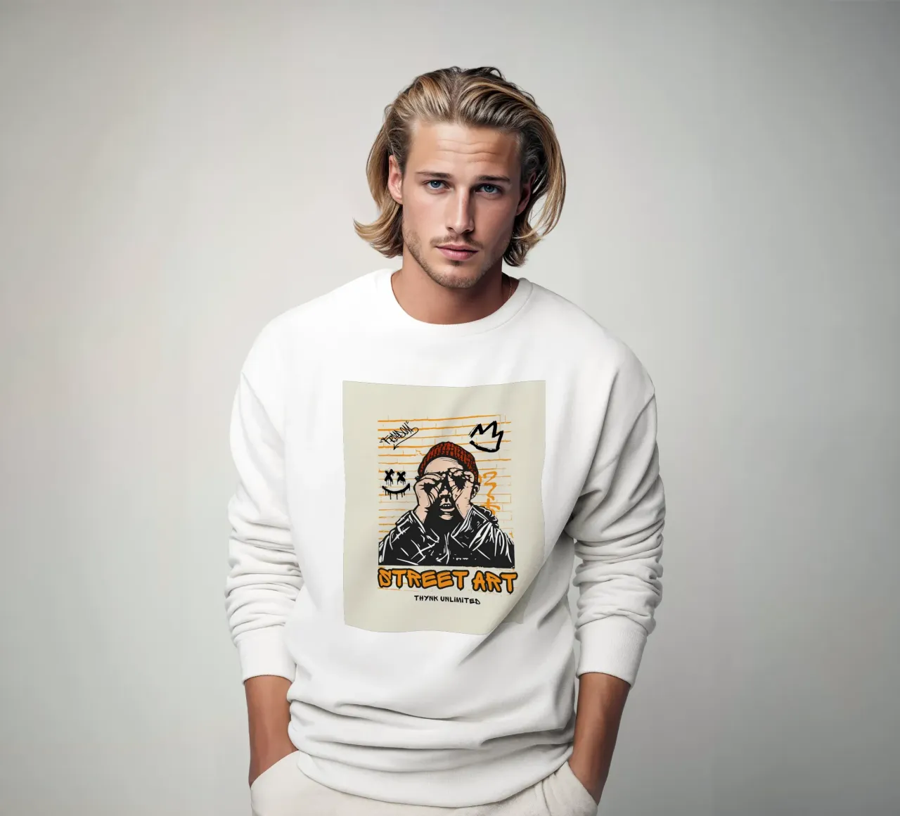street art sweatshirt by mazzihanq