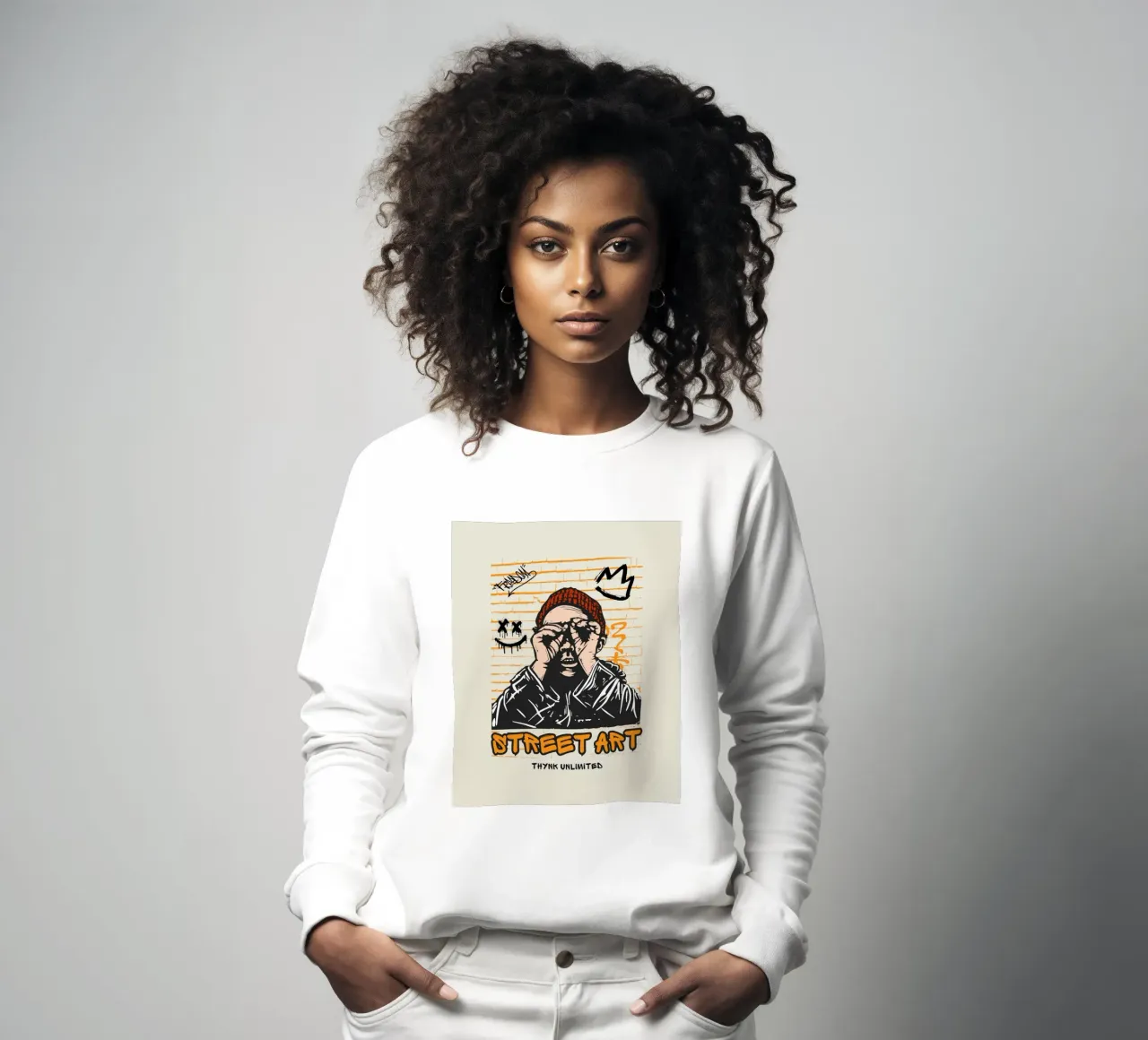 street art sweatshirt by mazzihanq