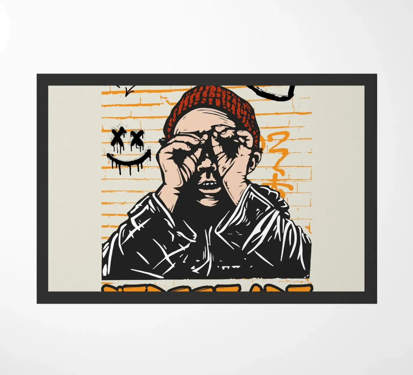 Straßenkunst Fußmatte von mazzihanq