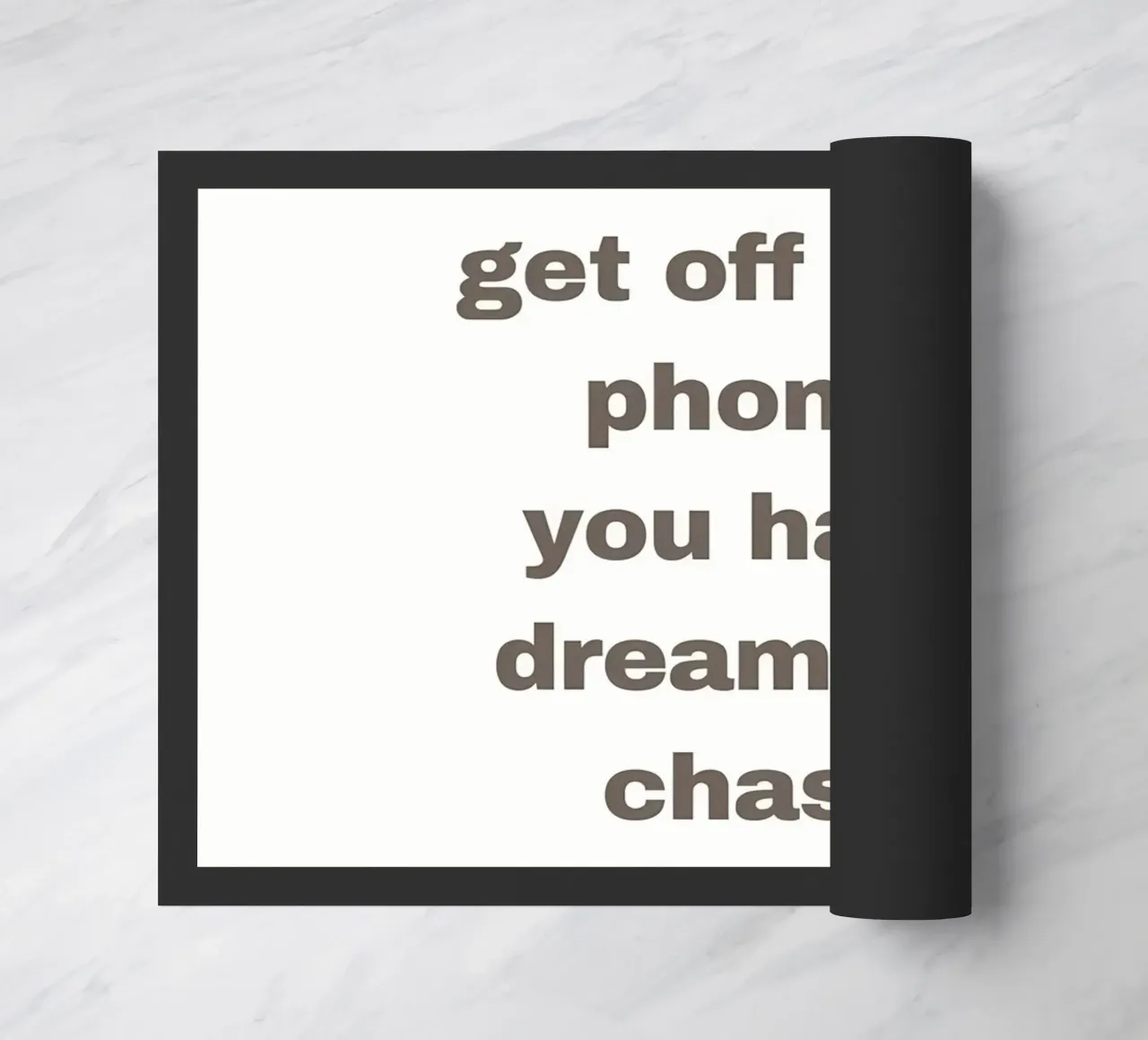 positive hinking mindset doormat by bonglantrungmuoi