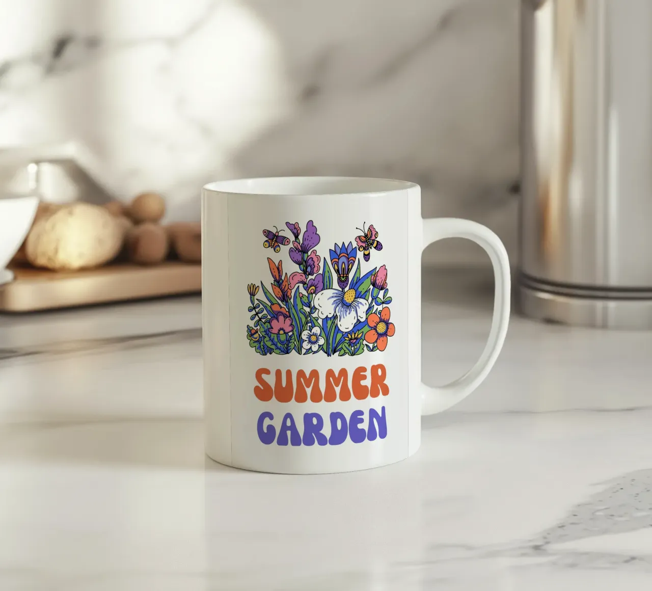 summer garden ceramic mug by mazzihanq