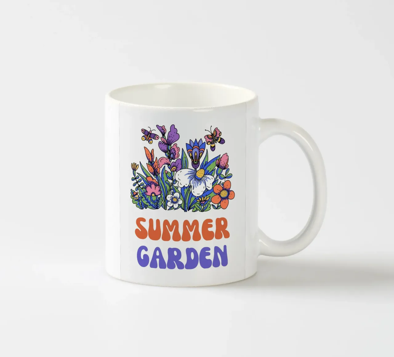 summer garden ceramic mug by mazzihanq