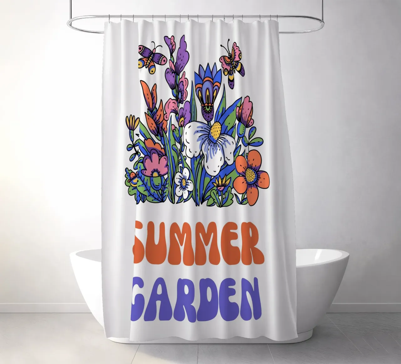 summer garden shower curtain by mazzihanq