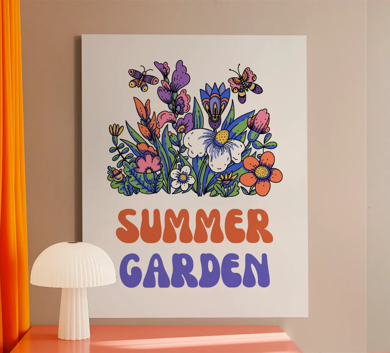 summer garden canvas by mazzihanq