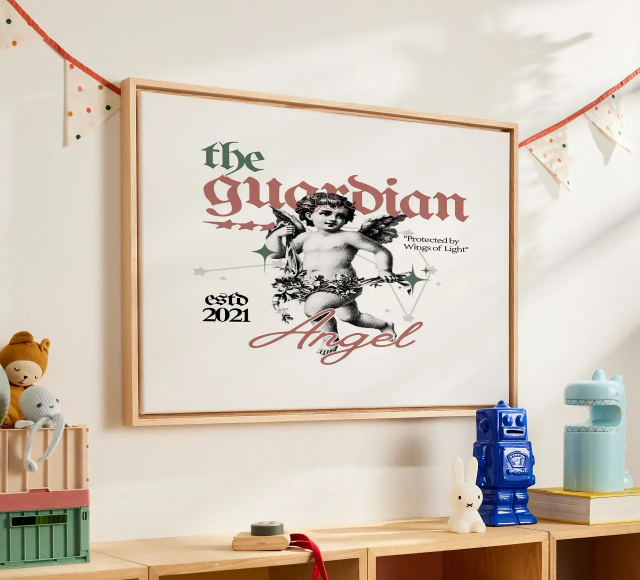 the guardian canvas with Floater frame by mazzihanq