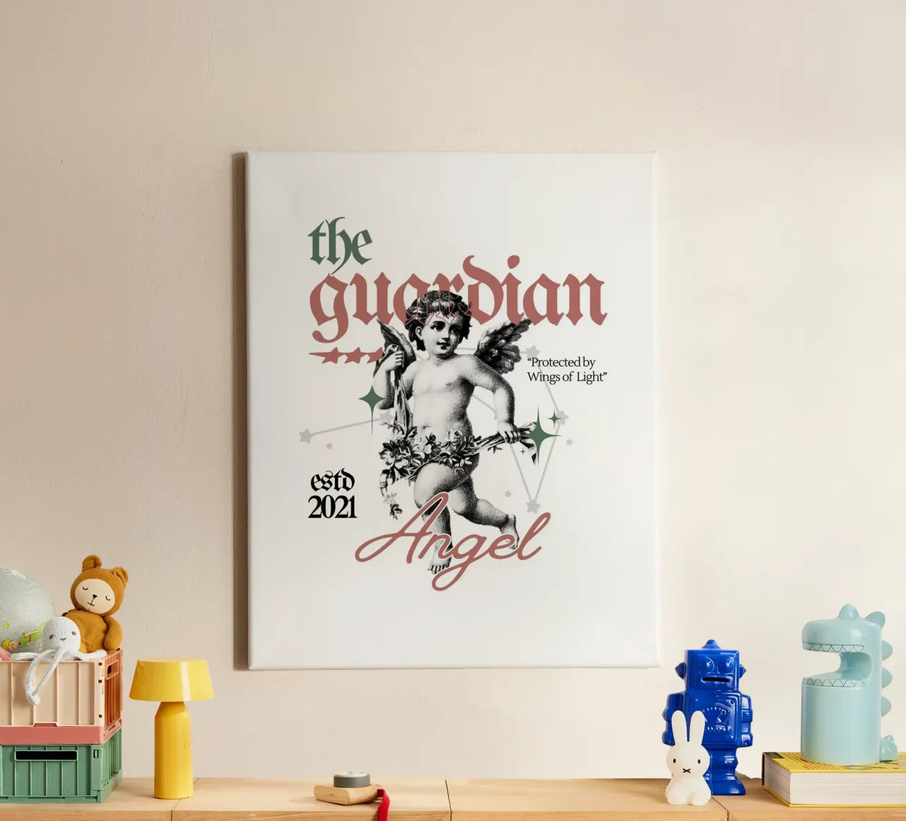 the guardian canvas with Floater frame by mazzihanq