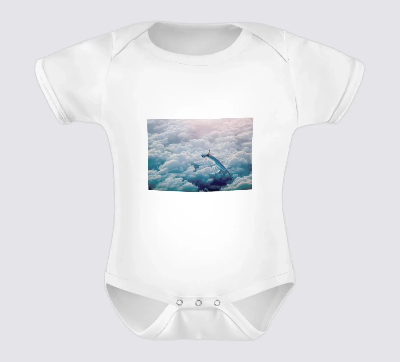 Plane Kurzarm Babybody von Eugene Soloviev