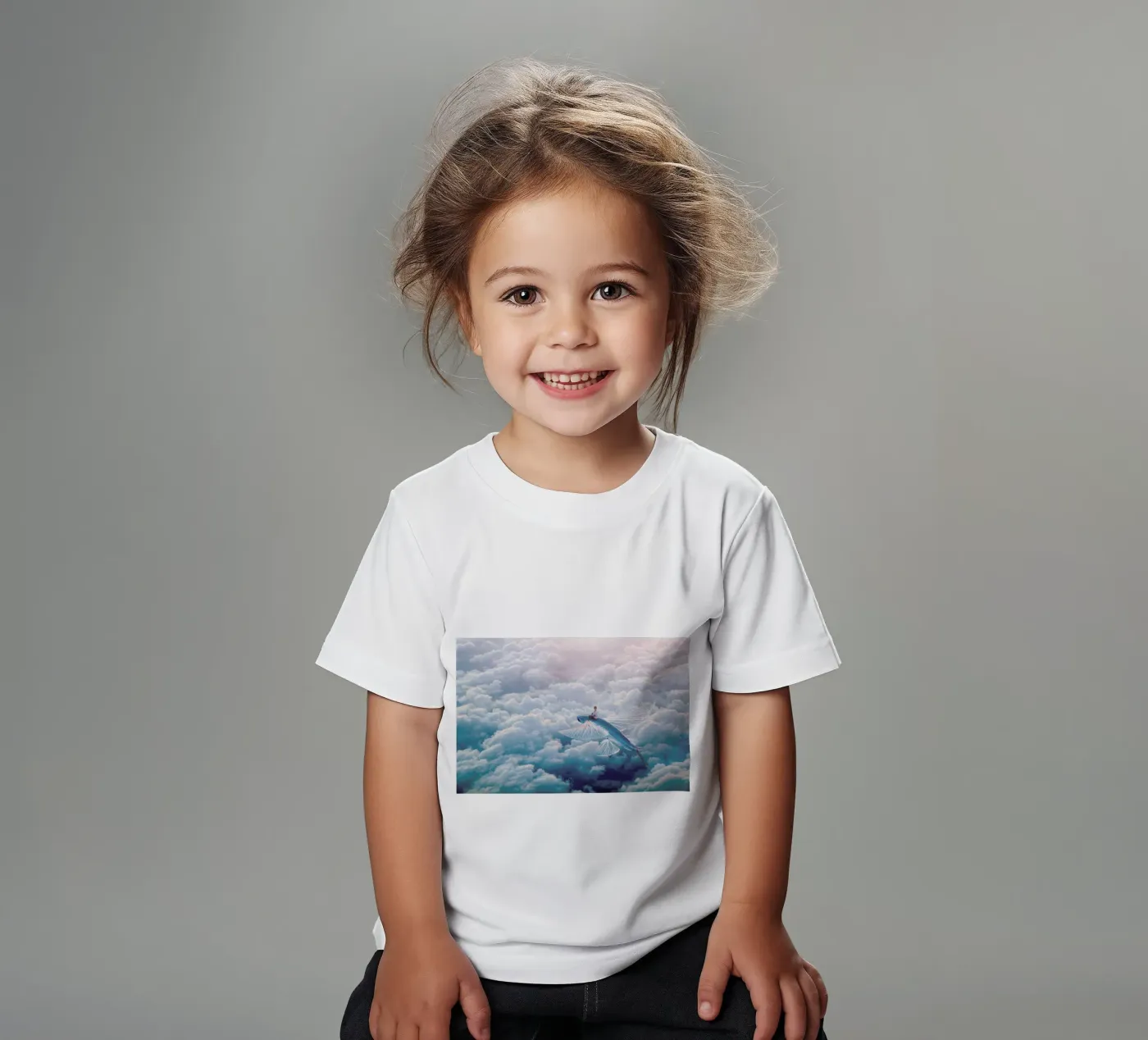 Plane t-shirt bambini da Eugene Soloviev