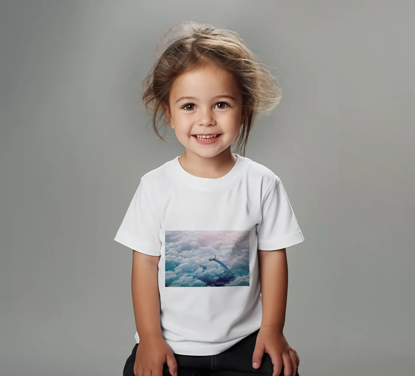 Plane Kinder T-Shirt von Eugene Soloviev
