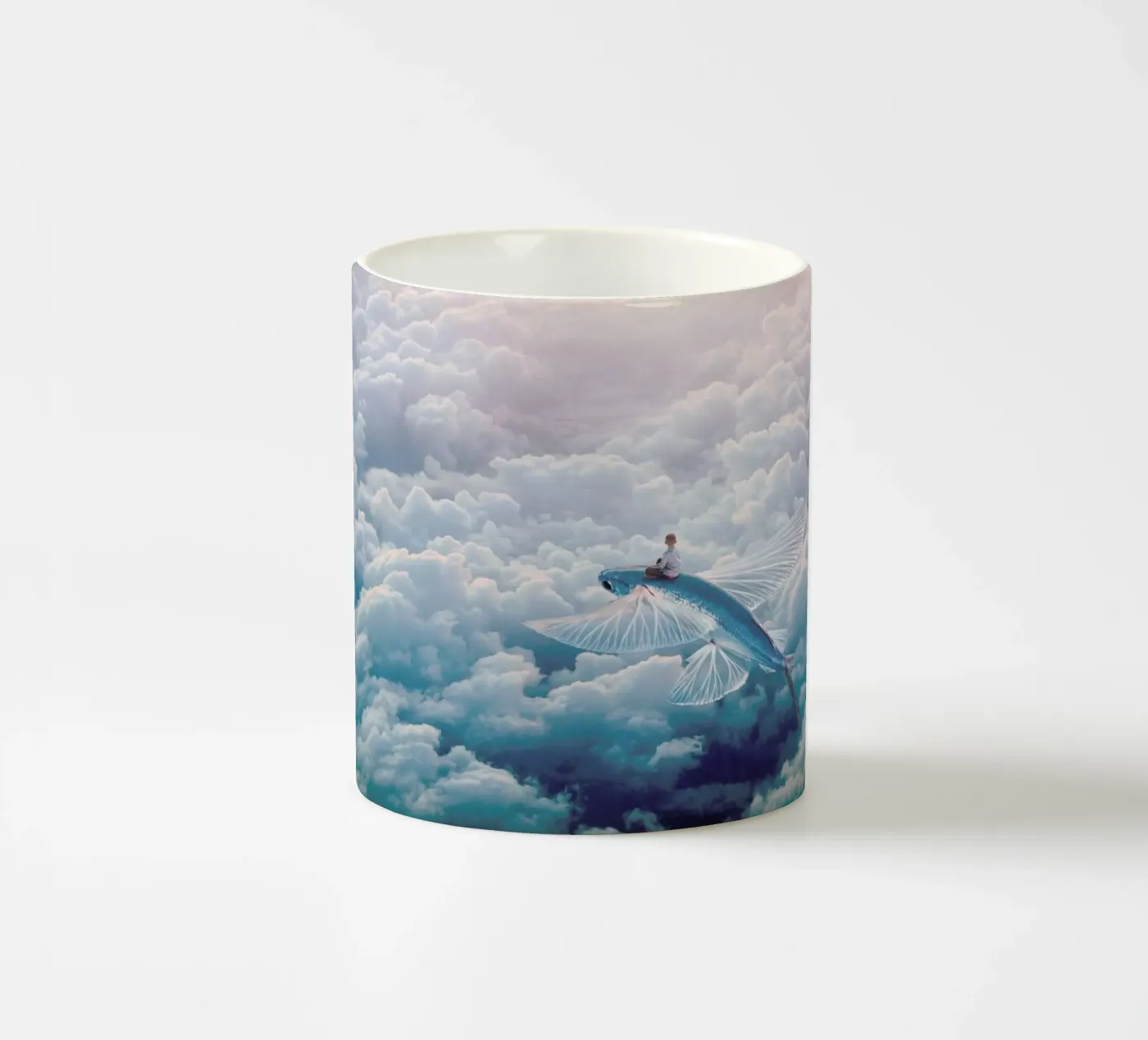 Plane ceramic mug by Eugene Soloviev