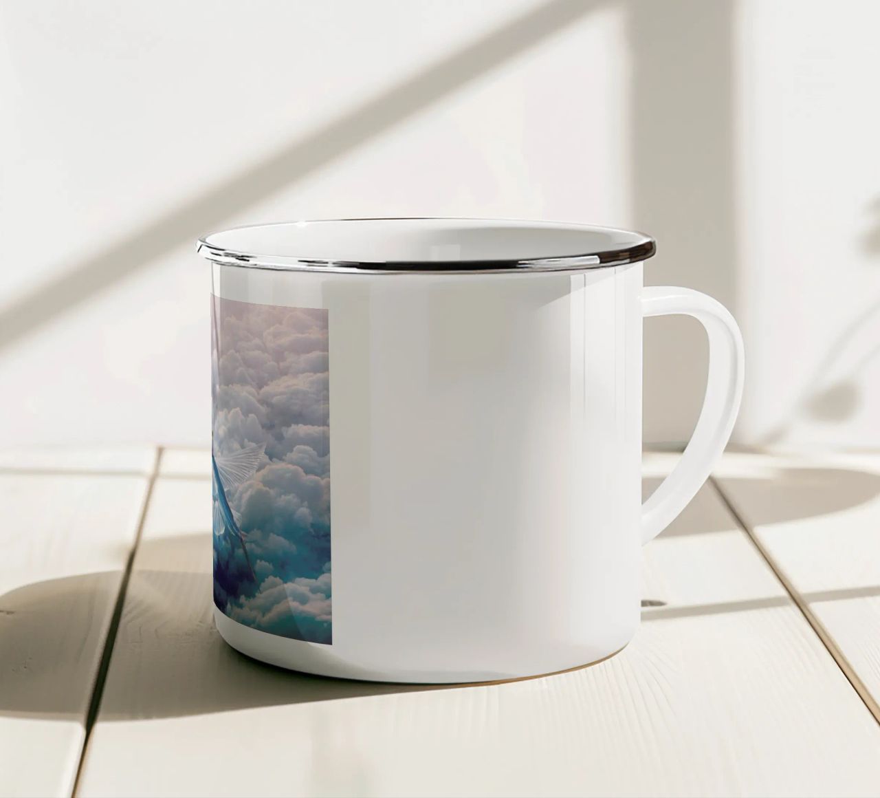 Plane tazza in smalto da Eugene Soloviev