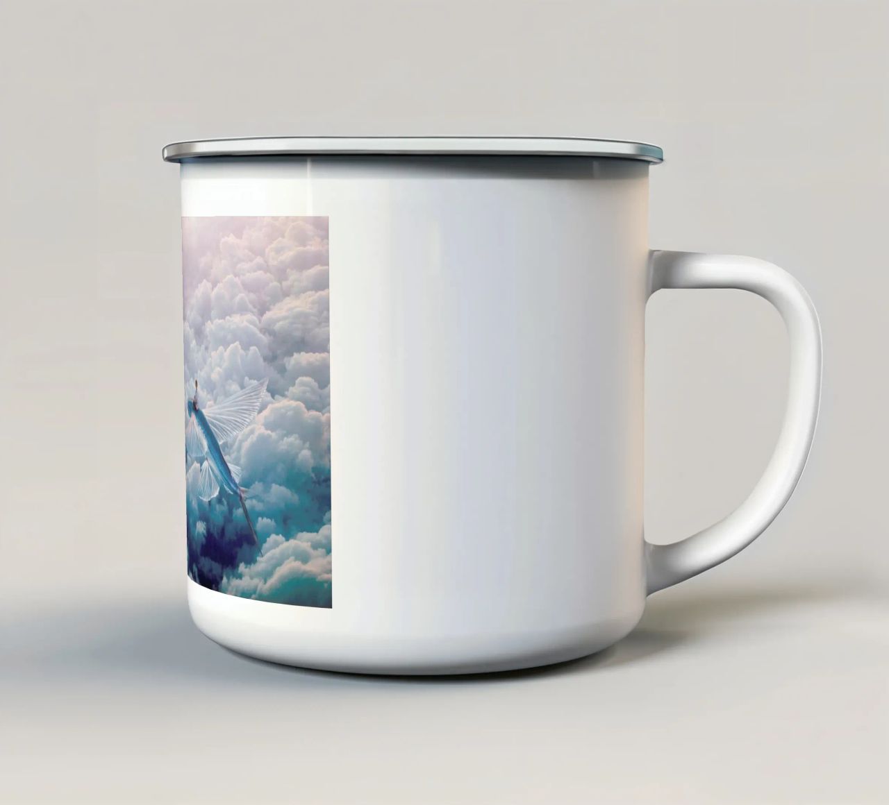 Plane tazza in smalto da Eugene Soloviev