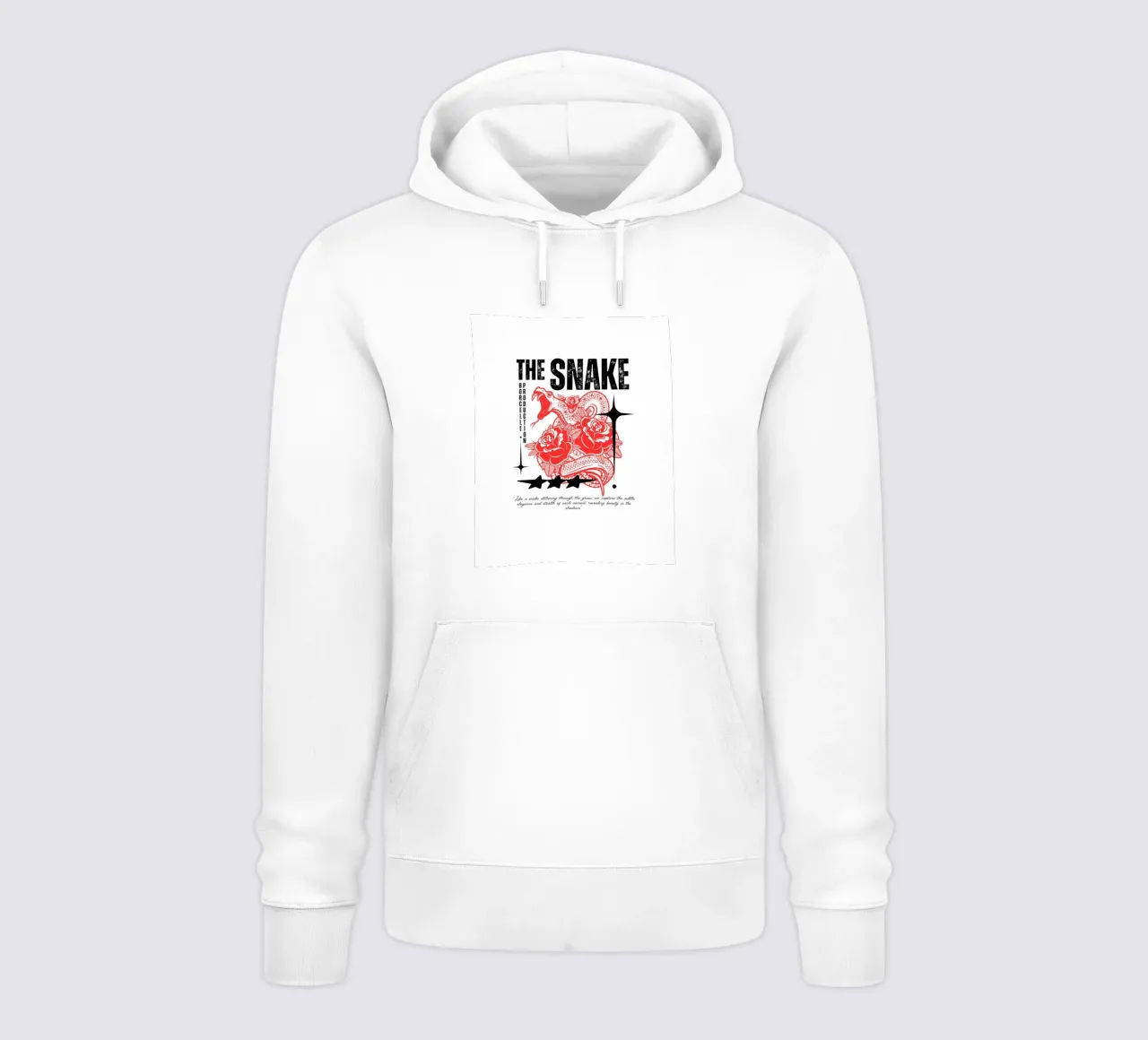 il serpente felpa con cappuccio da mazzihanq