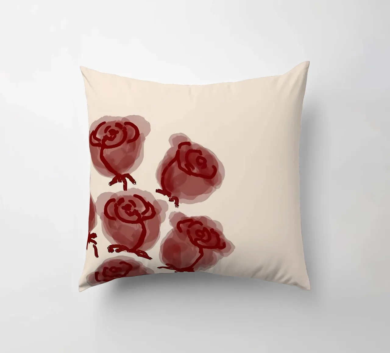 rosa cuscino da bonglantrungmuoi