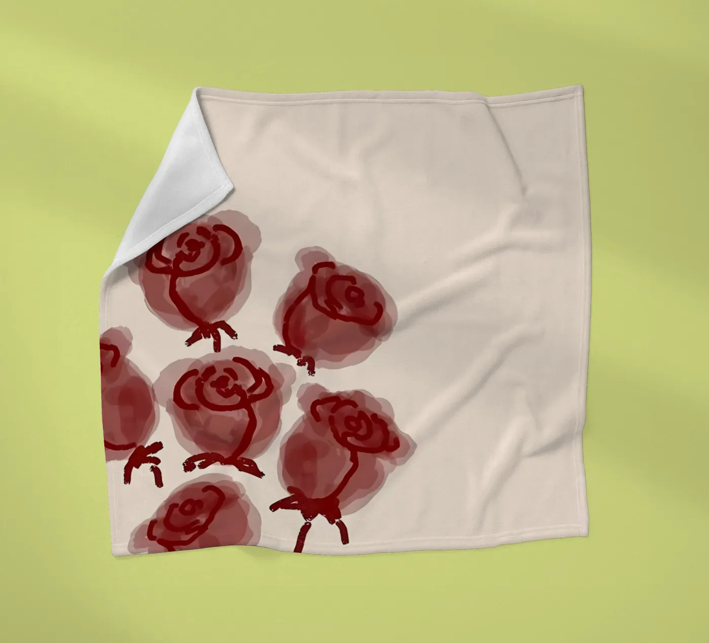 rose fleece blanket by bonglantrungmuoi