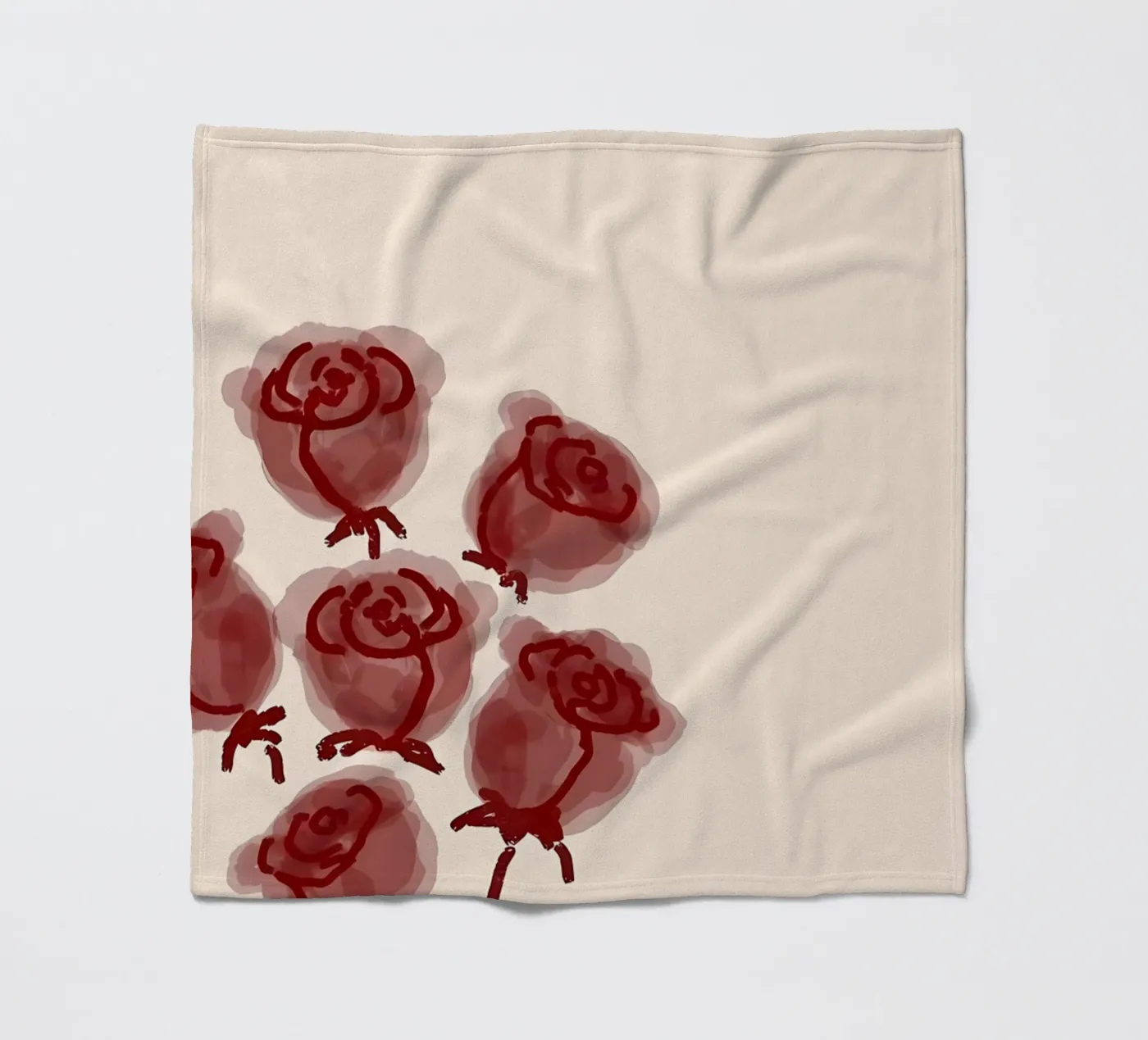 rose fleece blanket by bonglantrungmuoi
