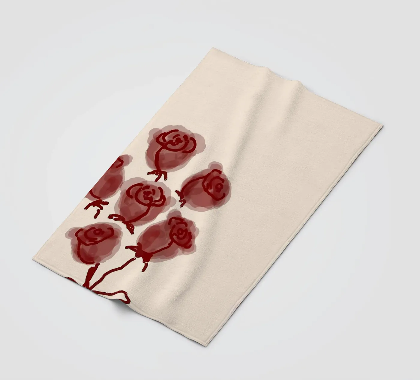 rose fleece blanket by bonglantrungmuoi