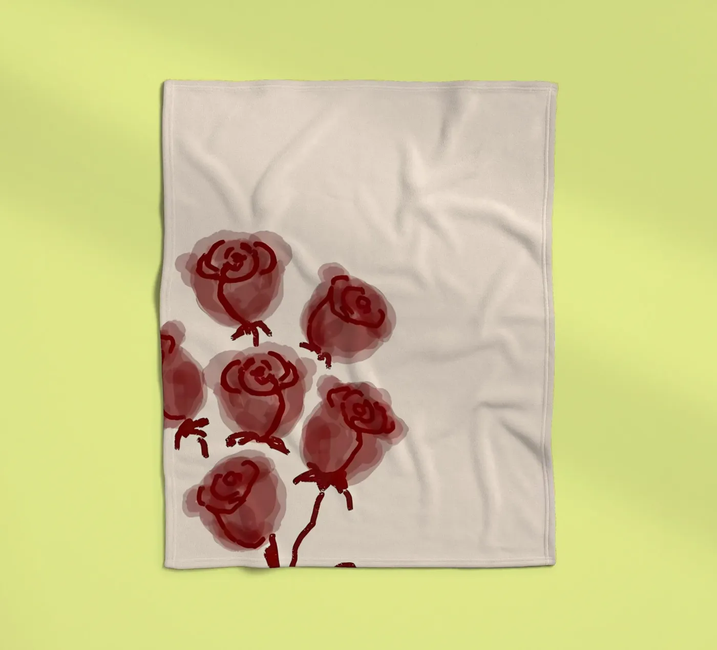 rose fleece blanket by bonglantrungmuoi