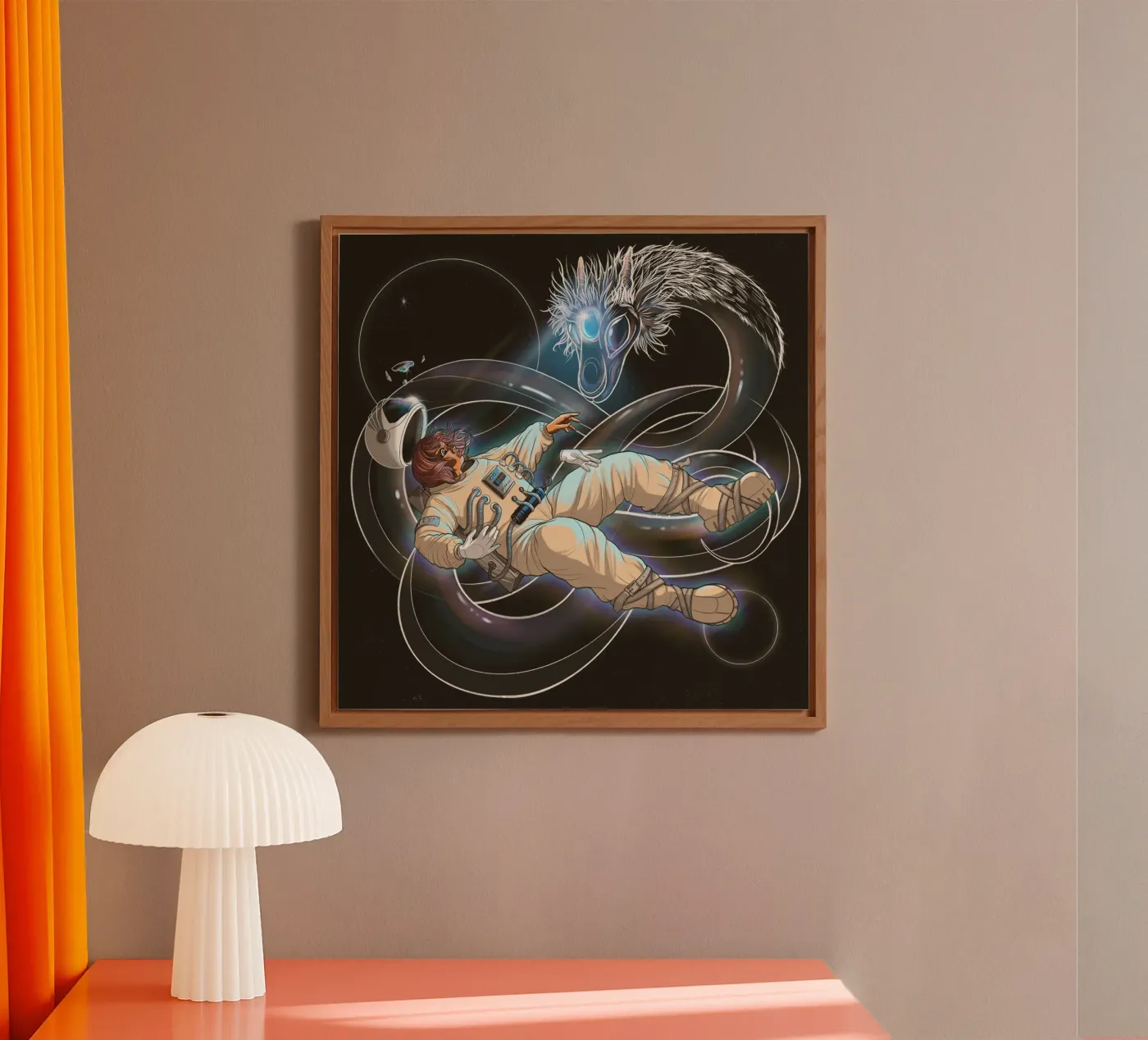 Space Dragon forex plate by Anny Addams