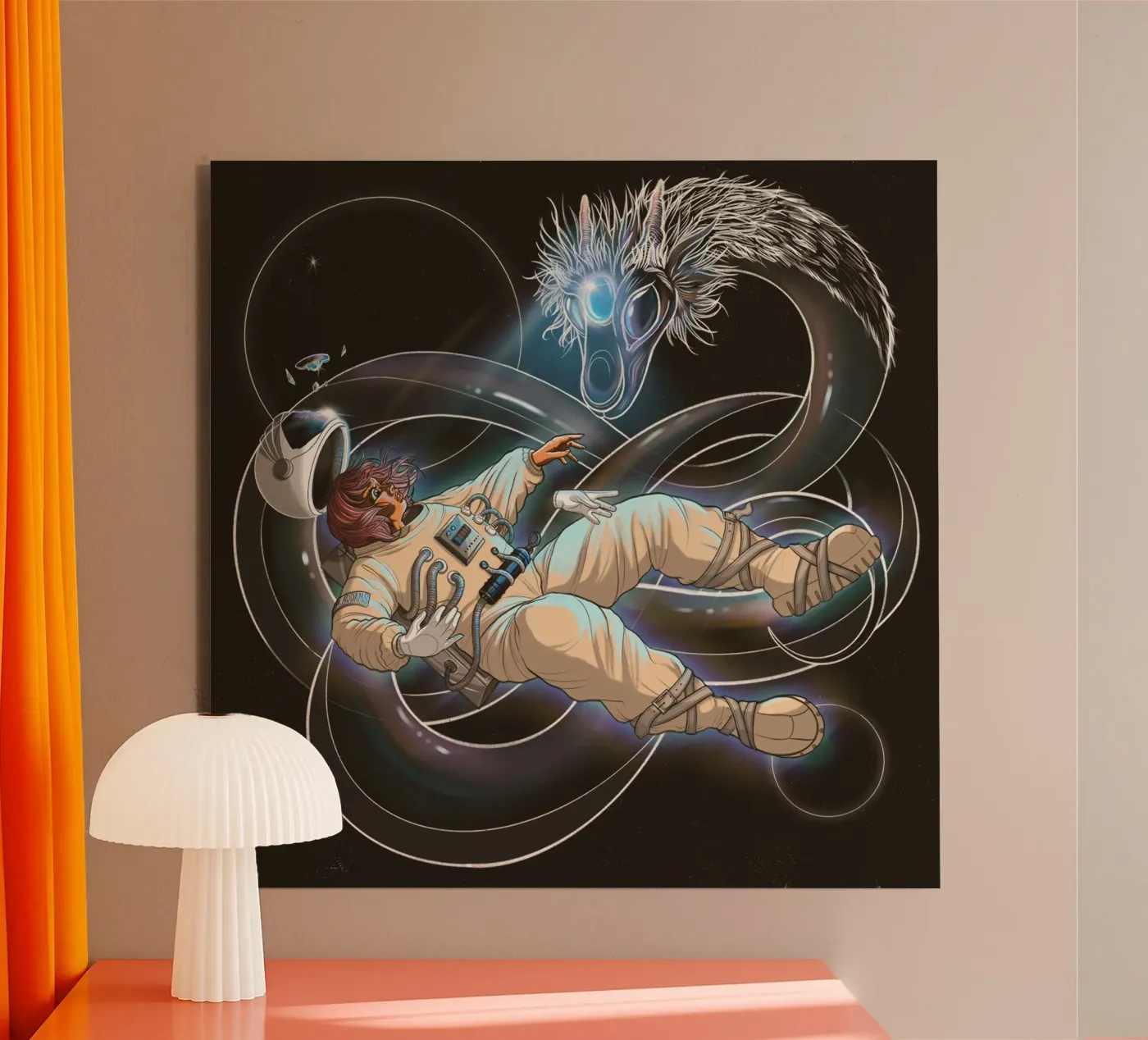 Space Dragon forex plate by Anny Addams