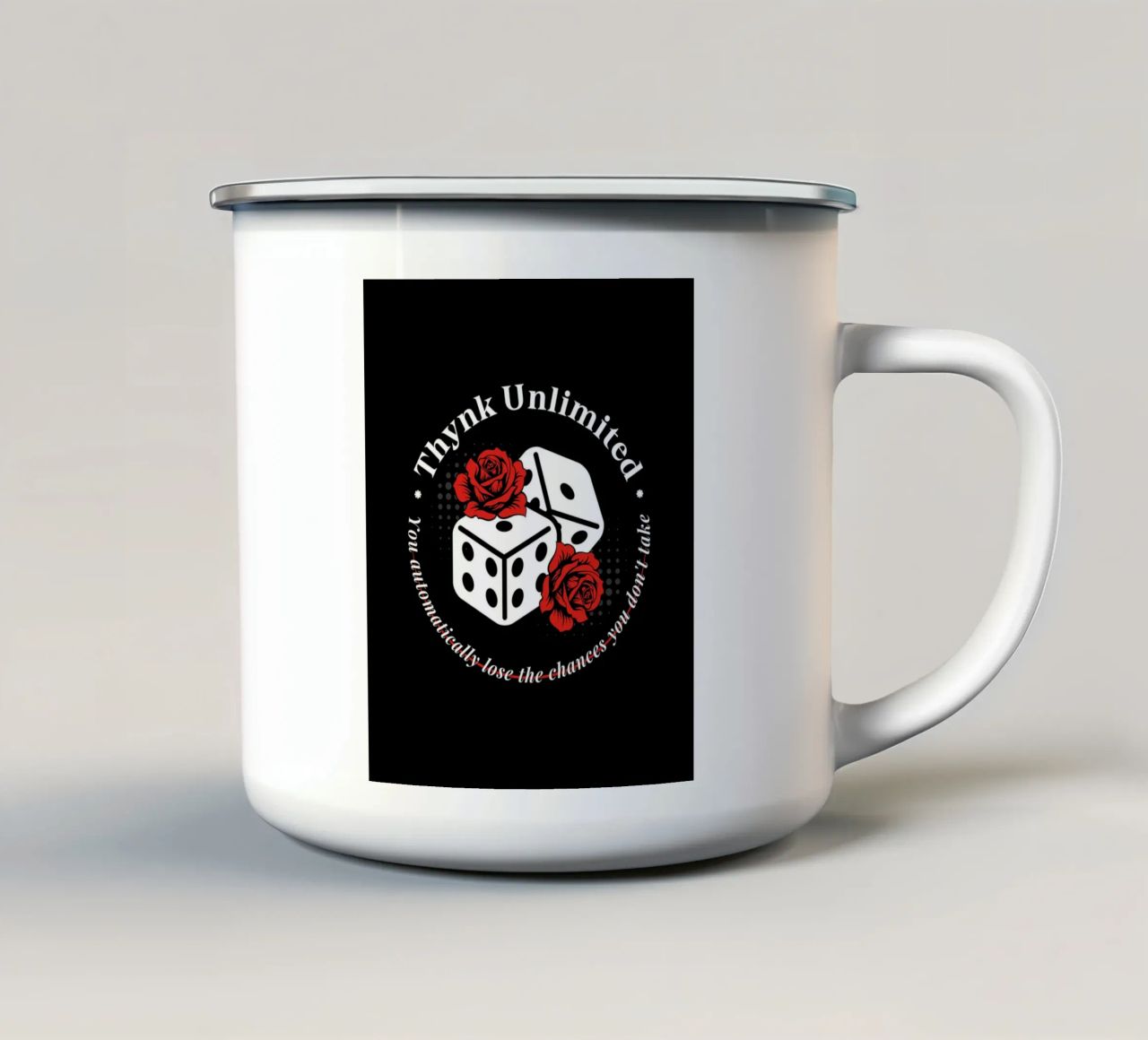 thynk illimitato tazza in smalto da mazzihanq