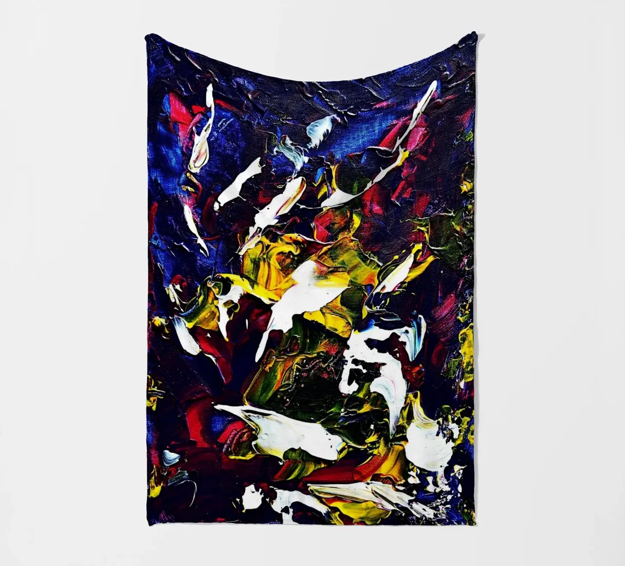 ABSTRACT FIGURE 5 coperta in pile da Thierry Vobmann Abstract painting