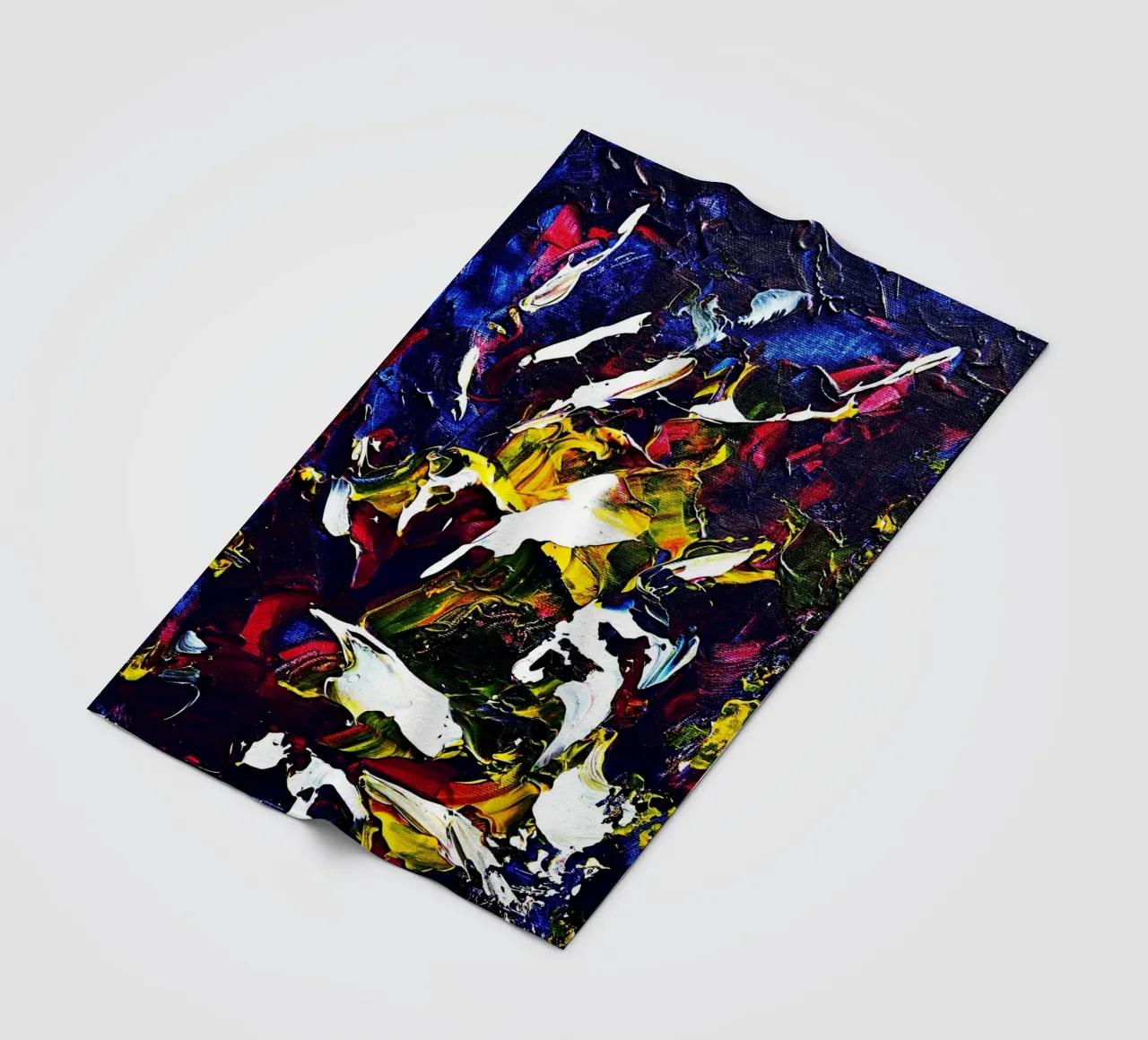 ABSTRACT FIGURE 5 coperta in pile da Thierry Vobmann Abstract painting