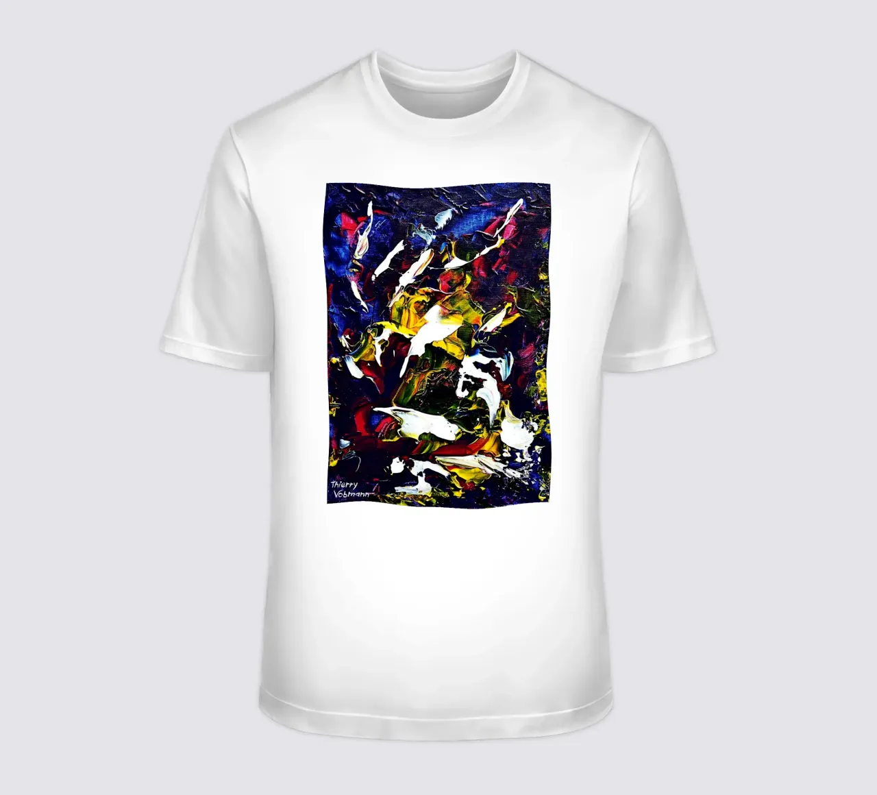 ABSTRACT FIGURE 5 t-shirt da Thierry Vobmann Abstract painting