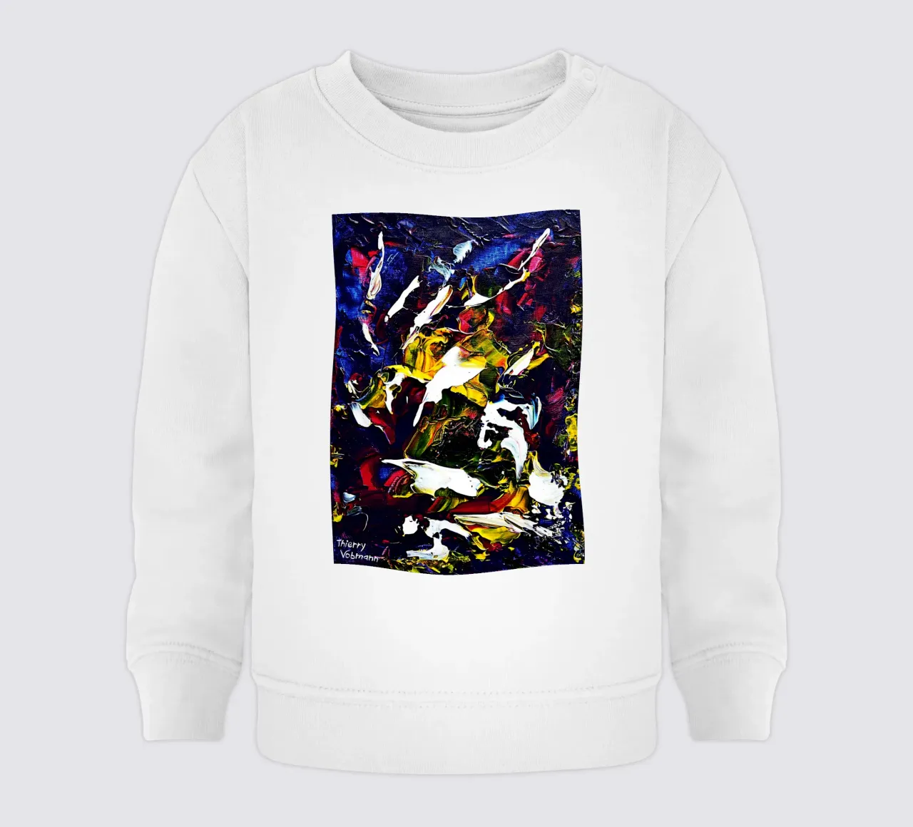 ABSTRACT FIGURE 5 felpa neonato da Thierry Vobmann Abstract painting