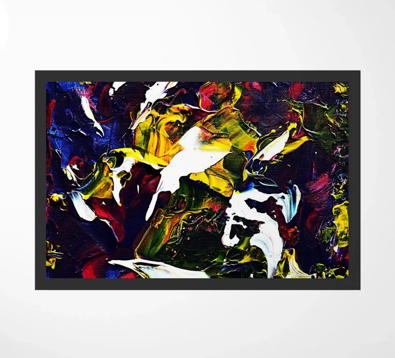 ABSTRACT FIGURE 5 zerbino da Thierry Vobmann Abstract painting