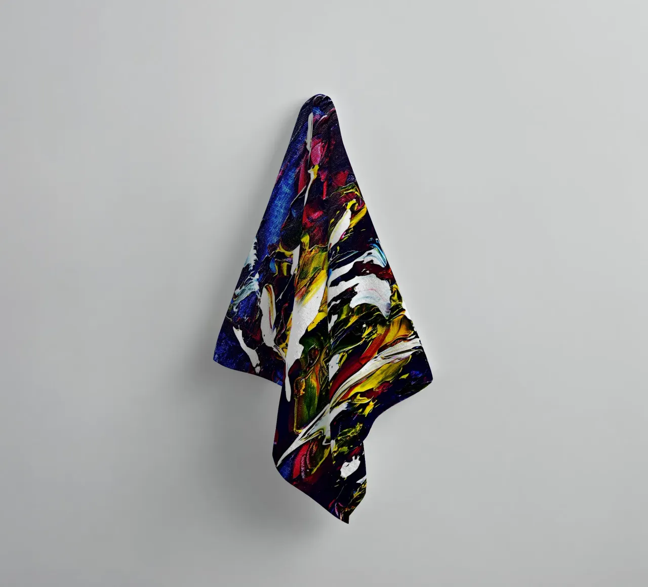 ABSTRACT FIGURE 5 asciugamano da bagno da Thierry Vobmann Abstract painting