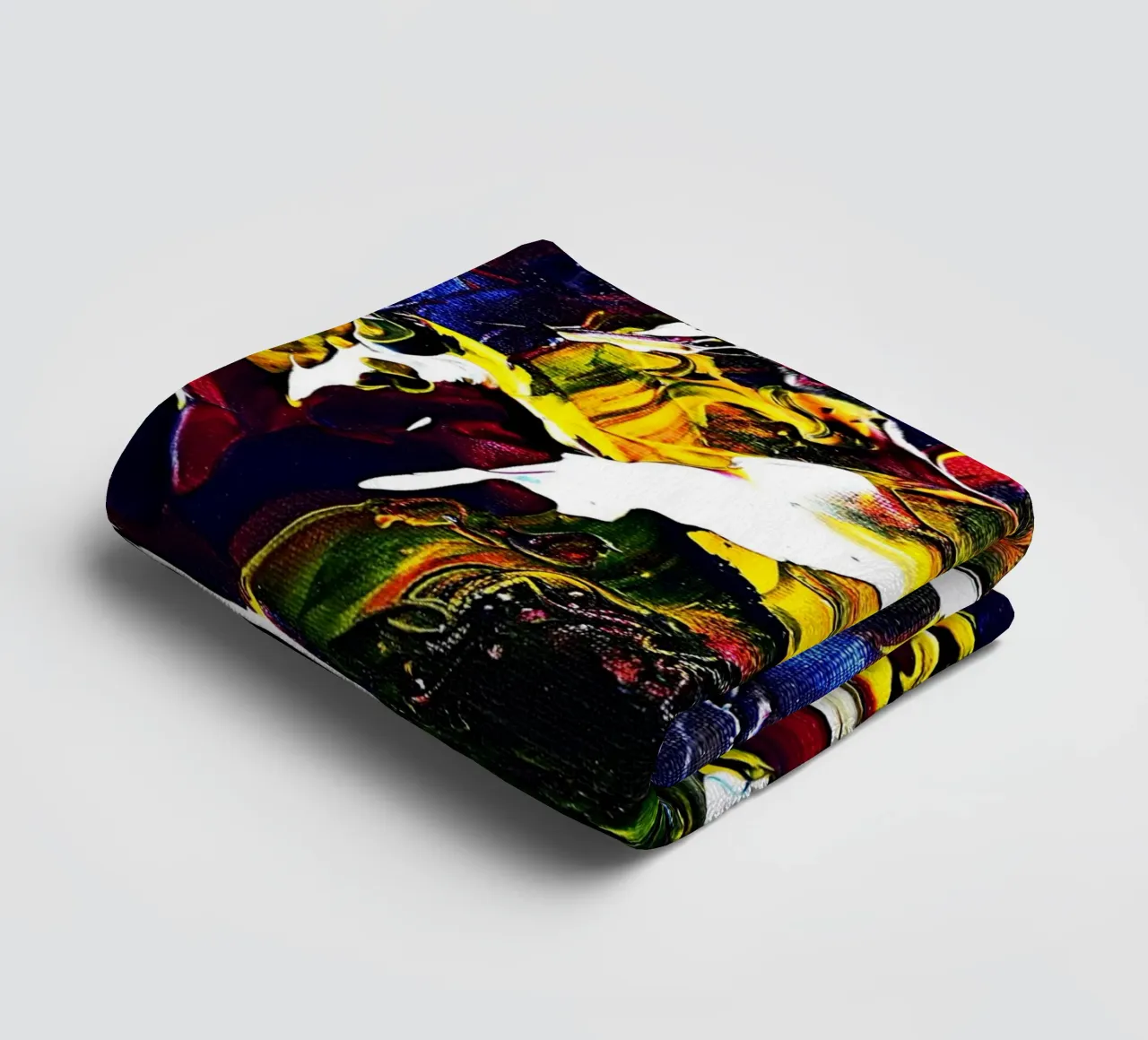 ABSTRACT FIGURE 5 asciugamano da bagno da Thierry Vobmann Abstract painting
