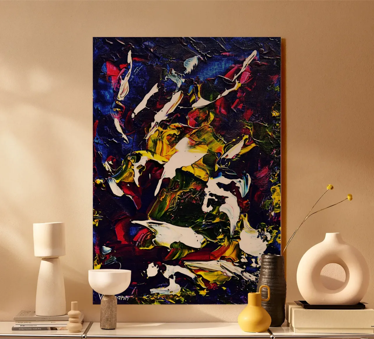 ABSTRACT FIGURE 5 plexiglass da Thierry Vobmann Abstract painting