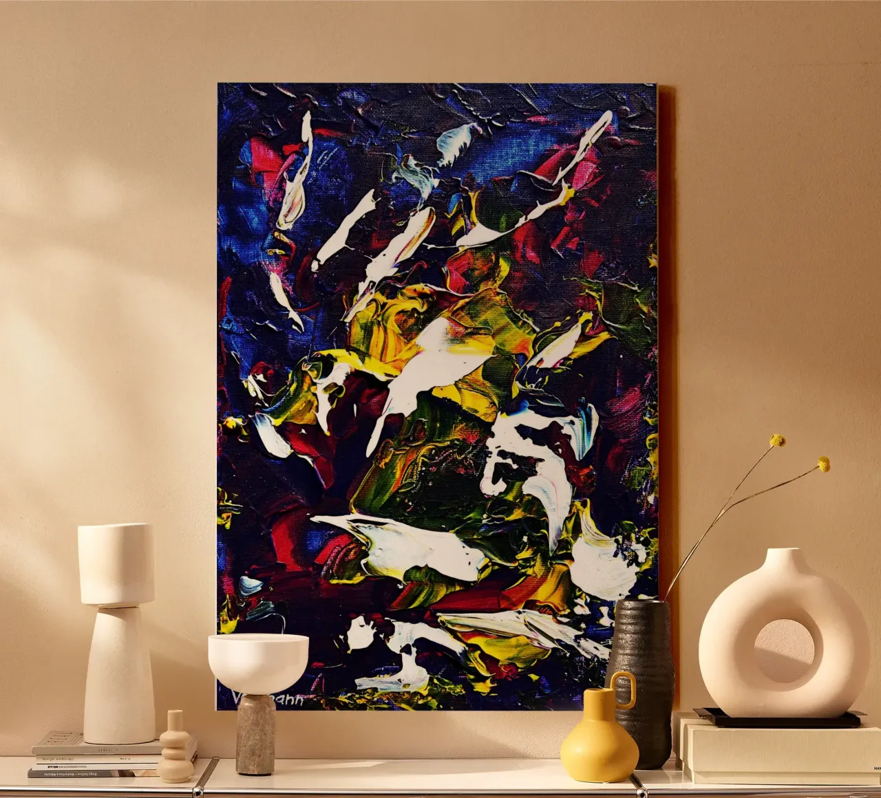 ABSTRACT FIGURE 5 tela da Thierry Vobmann Abstract painting