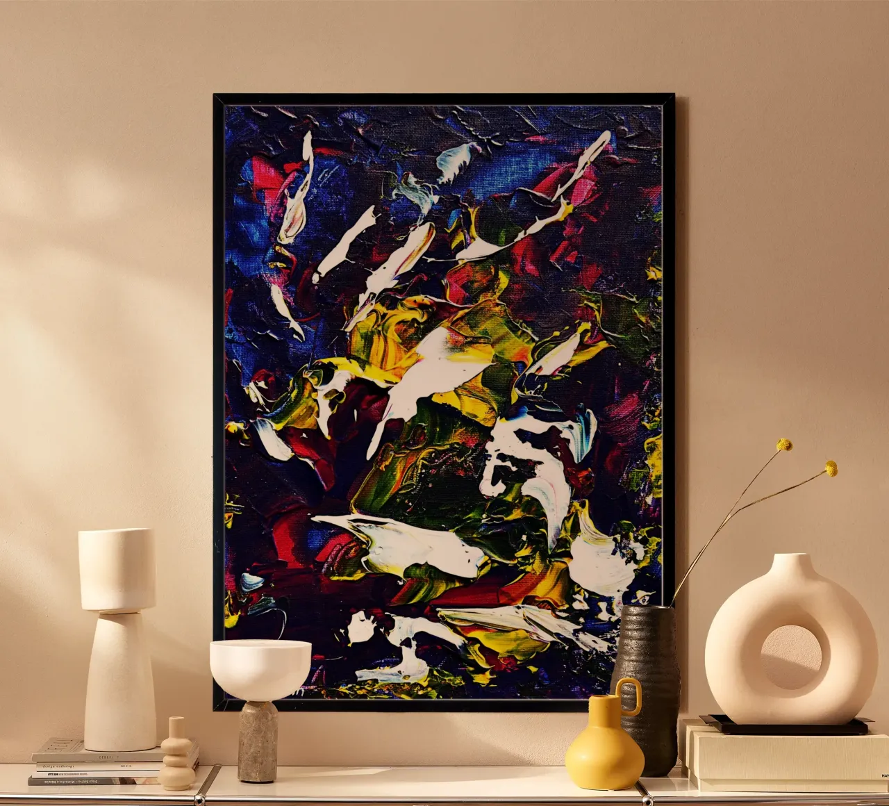ABSTRACT FIGURE 5 carta hahnemühle da Thierry Vobmann Abstract painting