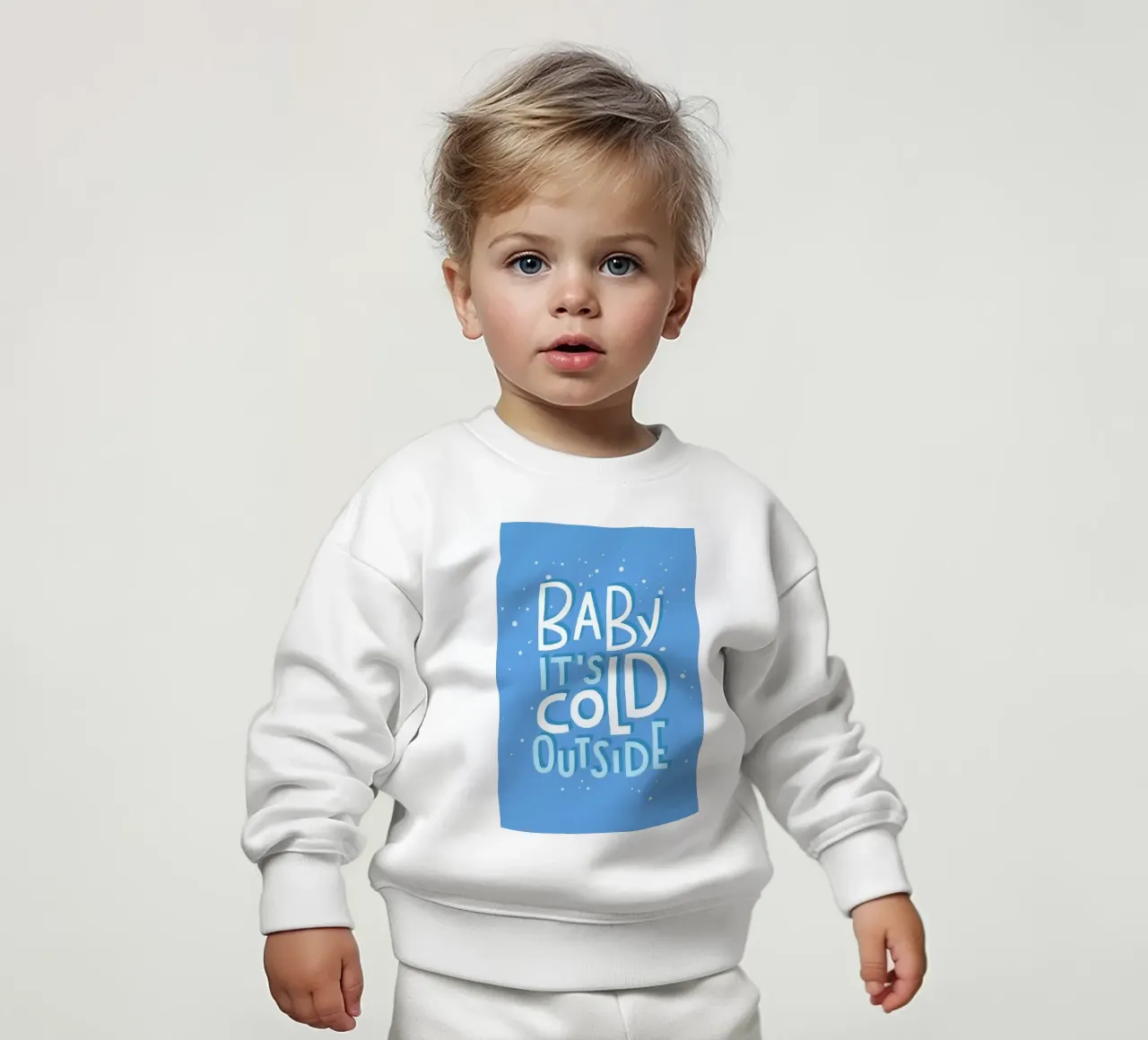 Cold Outside felpa neonato da Summerchamps