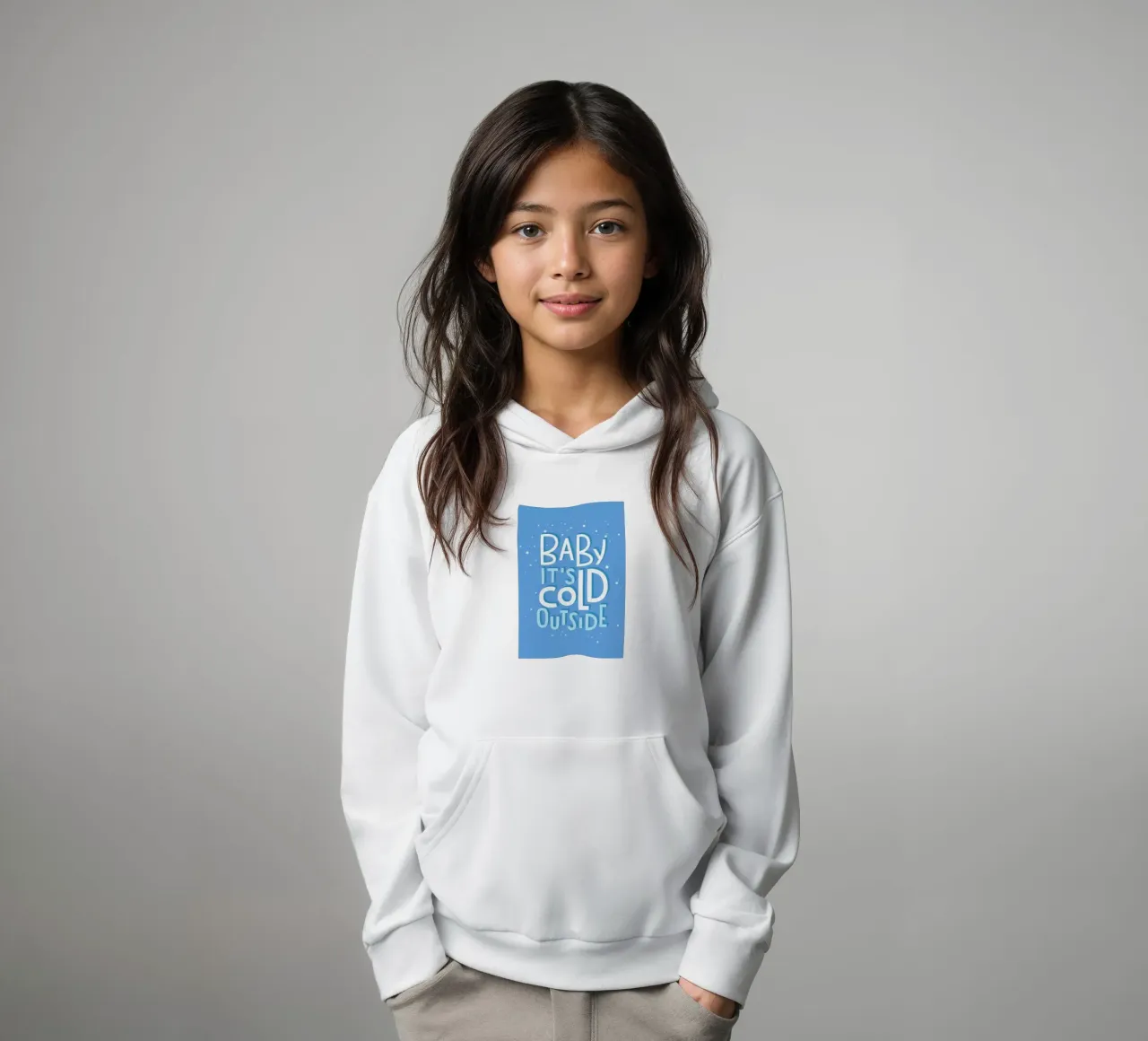 Cold Outside felpa bambino con cappuccio da Summerchamps