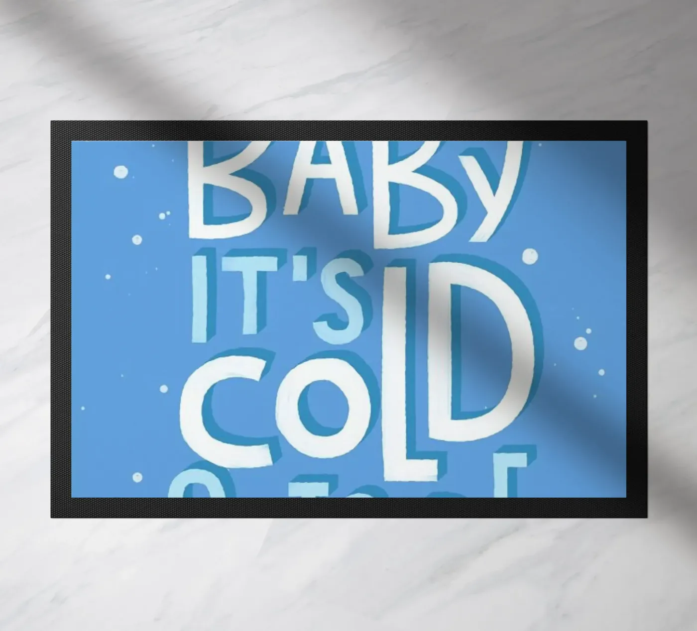 Cold Outside doormat by Summerchamps
